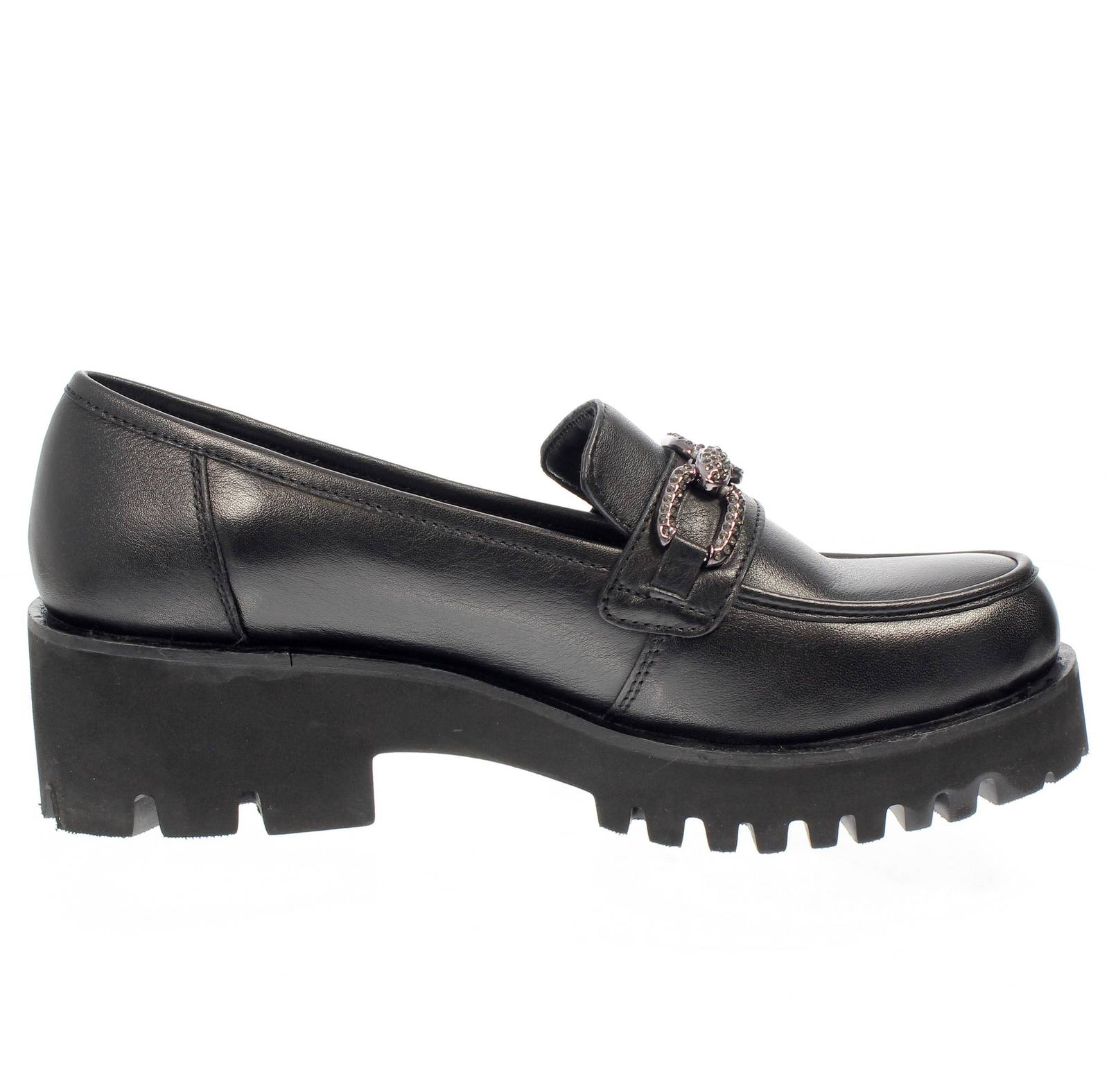 RAME Rock - Mocassins en cuir Carrarmato Femme noir Photo 2