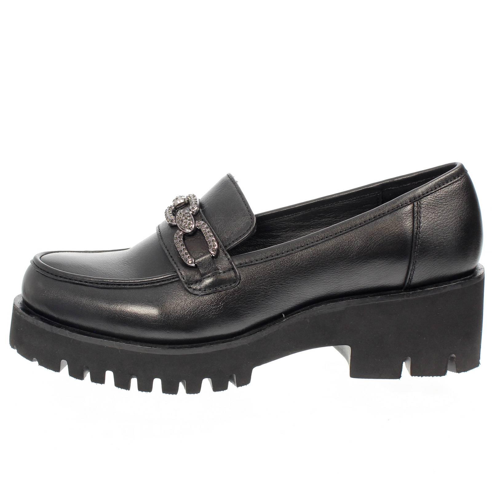RAME Rock - Mocassins en cuir Carrarmato Femme noir Photo 3