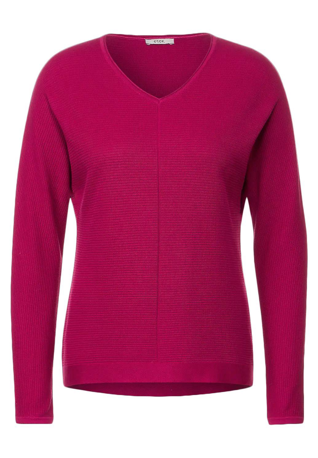 Purple Cecil Pullover Sale CECIL Pullover Maglione Scollo A V Pink
