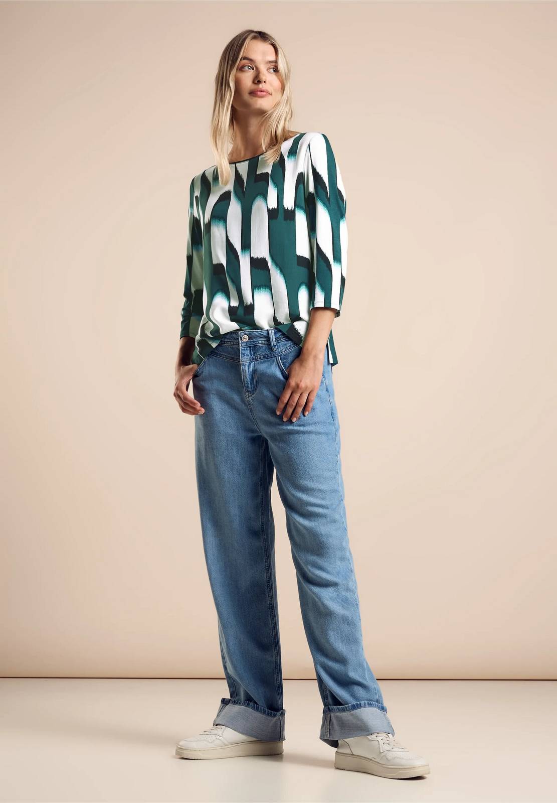 STREET ONE Printed style evi Woman green Photo 2