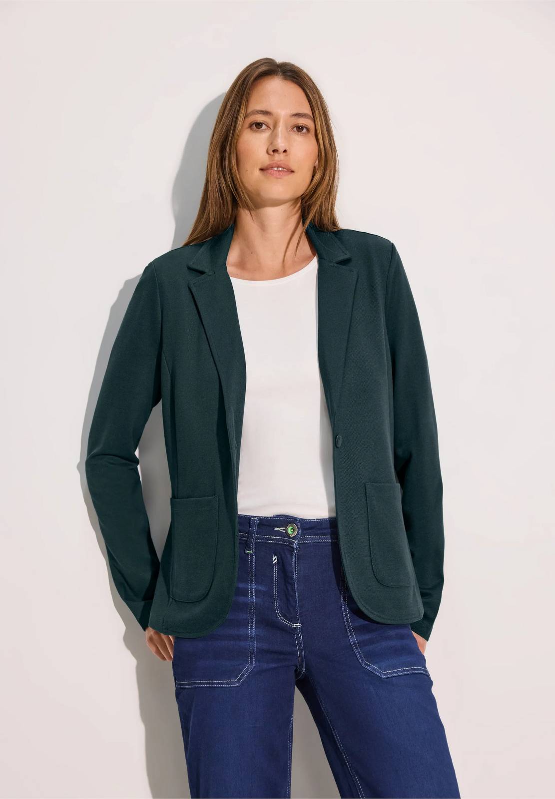 CECIL Blazer basique structuré Femme vert Photo 2