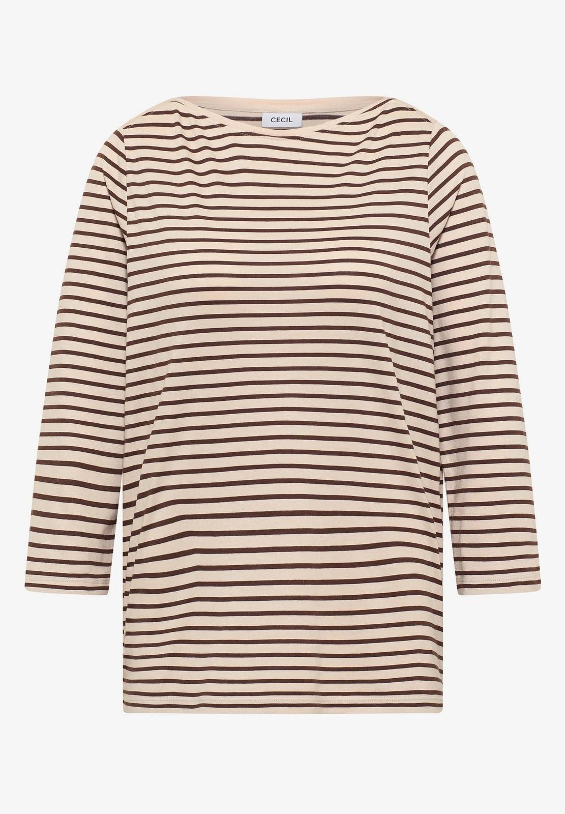 Cecil Maglia Donna Maniche Lunghe Con Taglio E Arricciatura - Girocollo Moda - 2