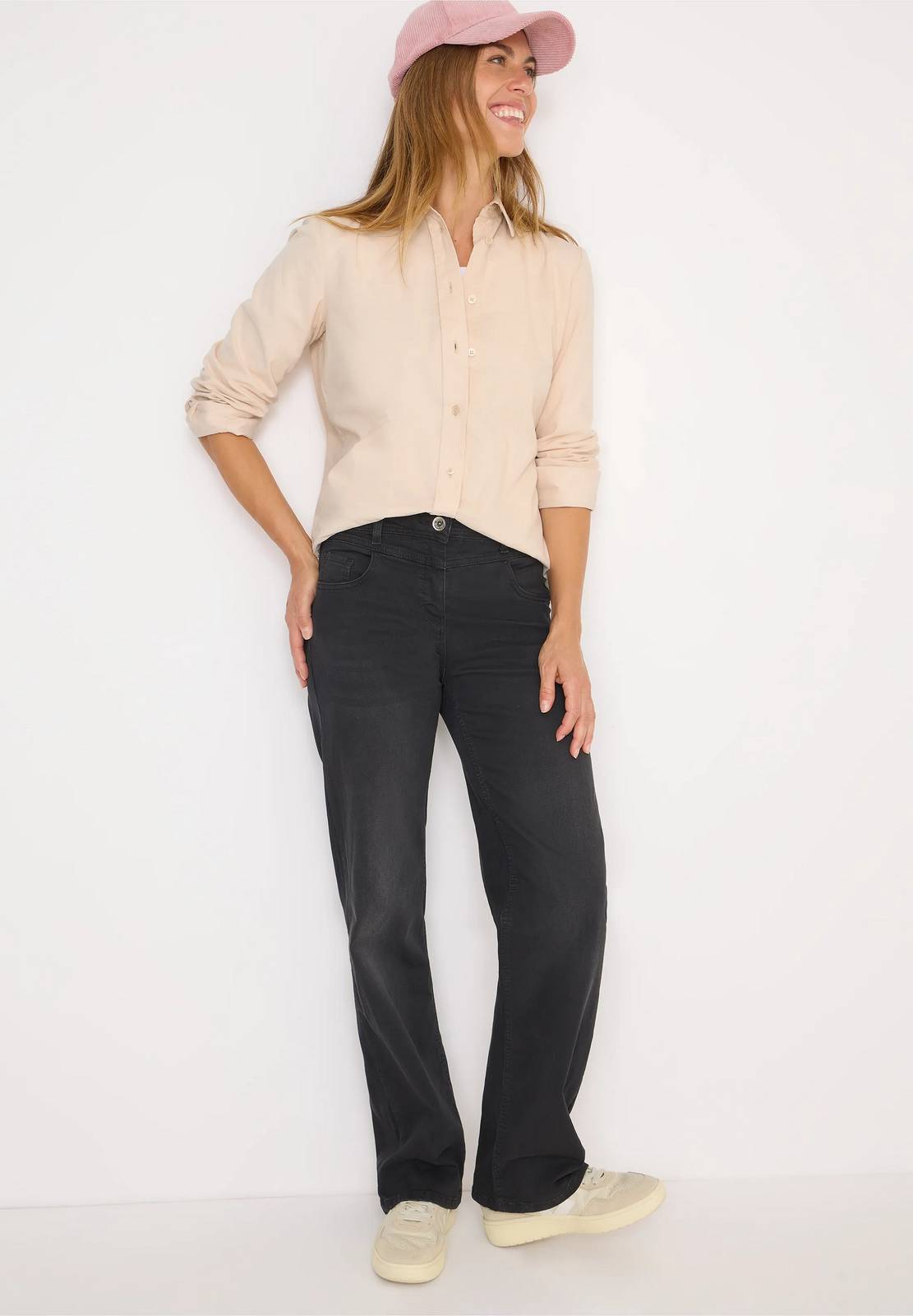 CECIL TOS Solid Corduroy Woman beige Photo 2