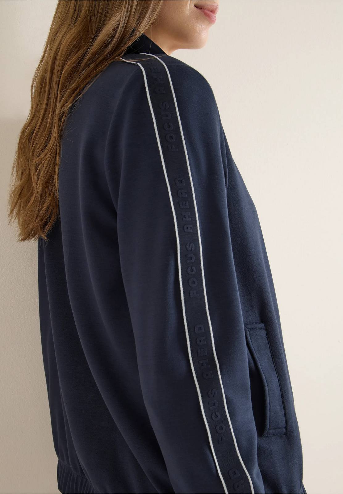 CECIL Veste en t-shirt avec détails en ruban Femme bleu Photo 3