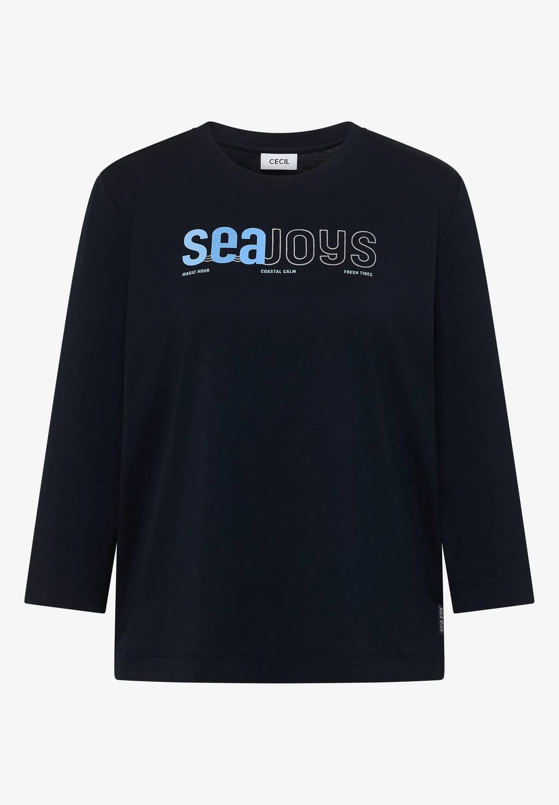 CECIL Meerjungfrauen FP-T-Shirt Damen blau