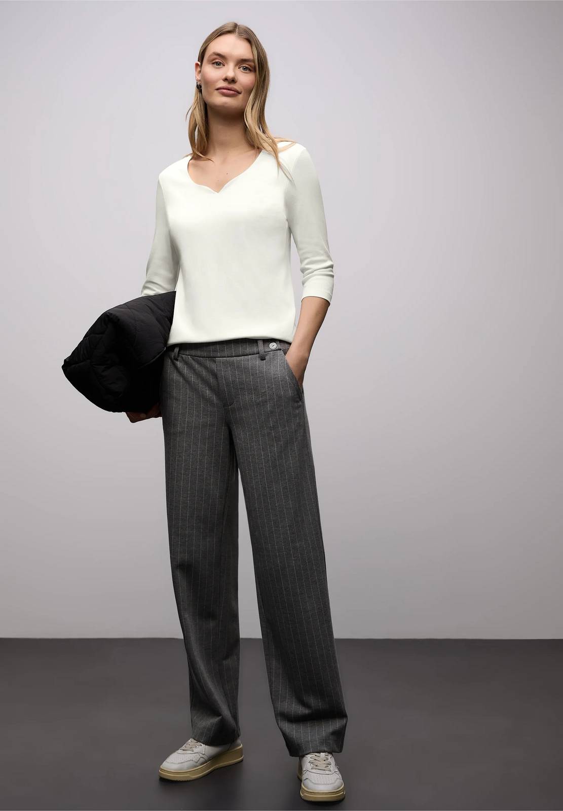 STREET ONE Style Herzausschnitt ada Damen weiß Foto 5