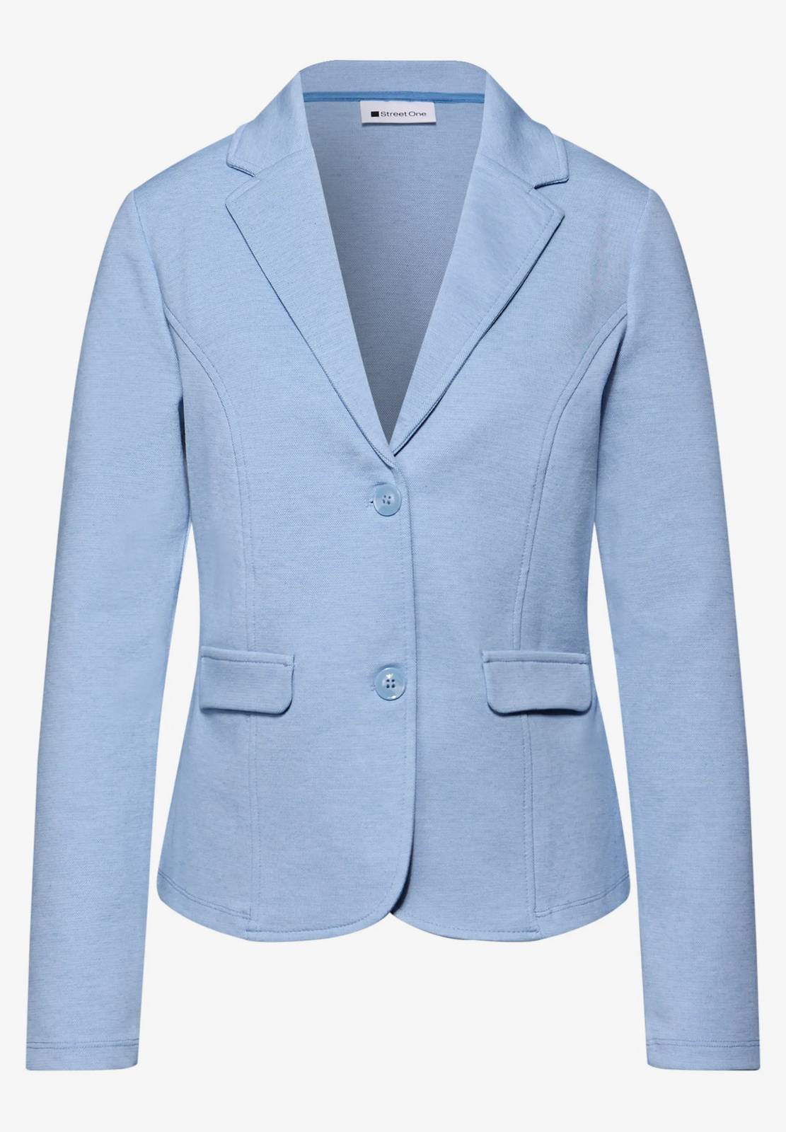 STREET ONE Blazer de base Femme bleu
