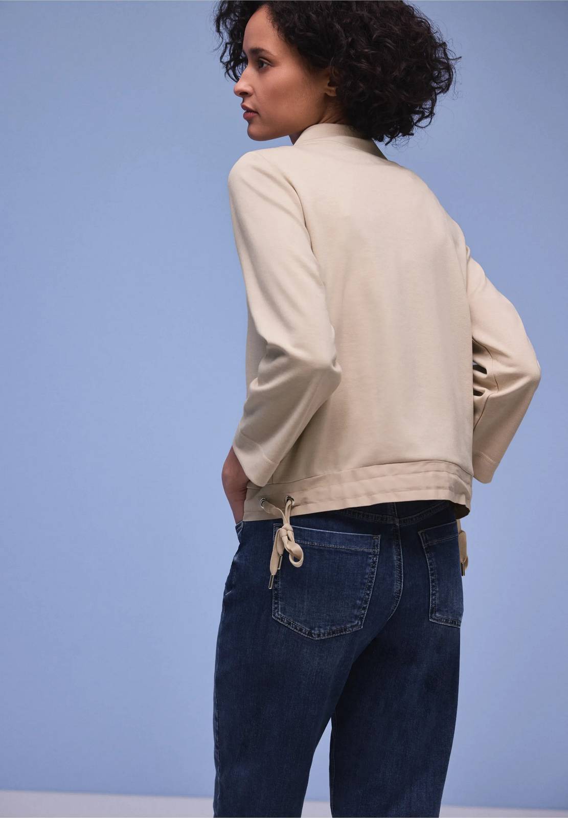 STREET ONE Veste zippée Femme beige Photo 4