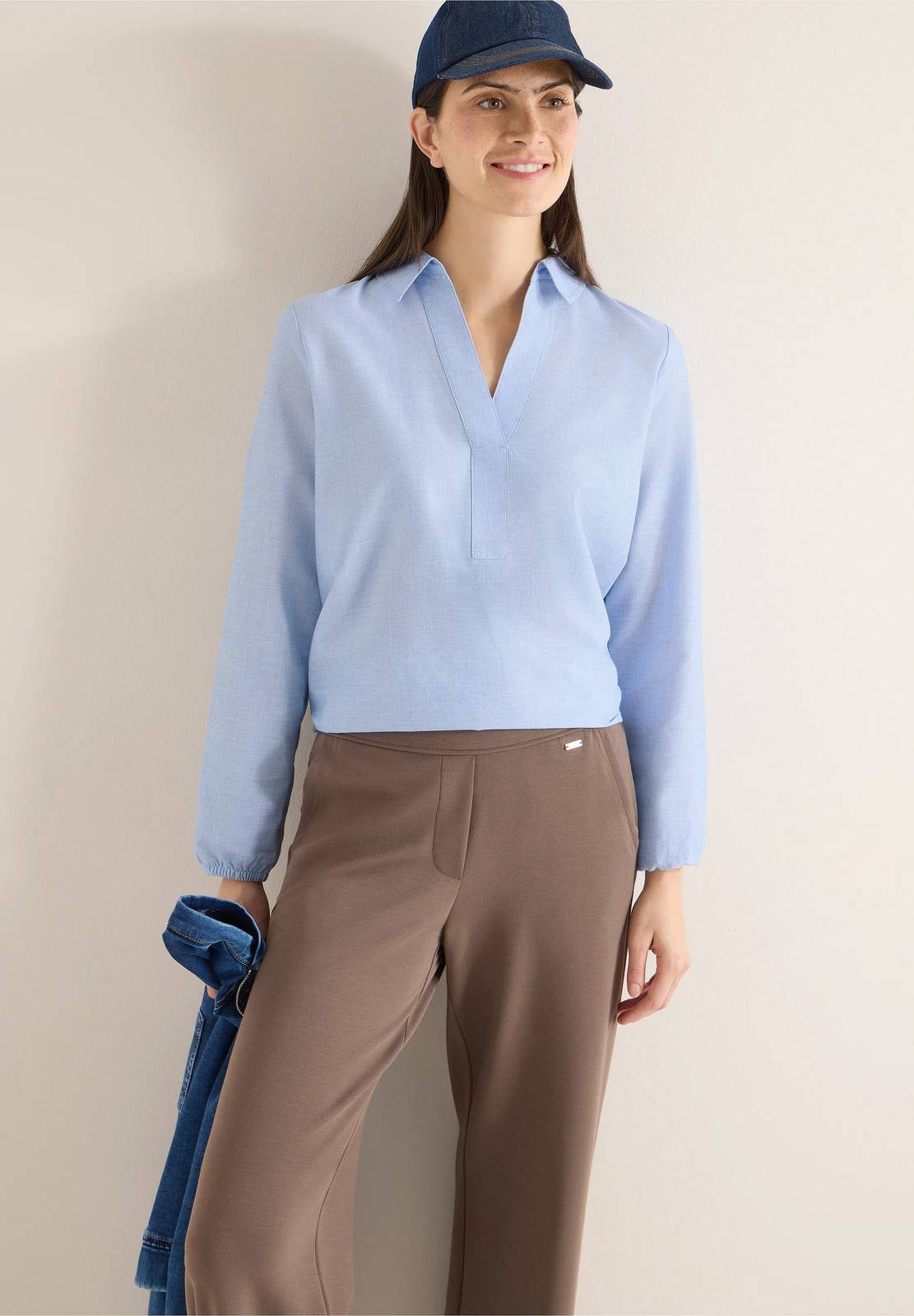 CECIL Chemisier en chambray Femme bleu Photo 2