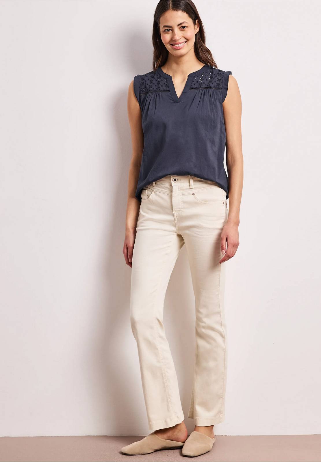 STREET ONE Shiffley Blouse Woman blue Photo 2