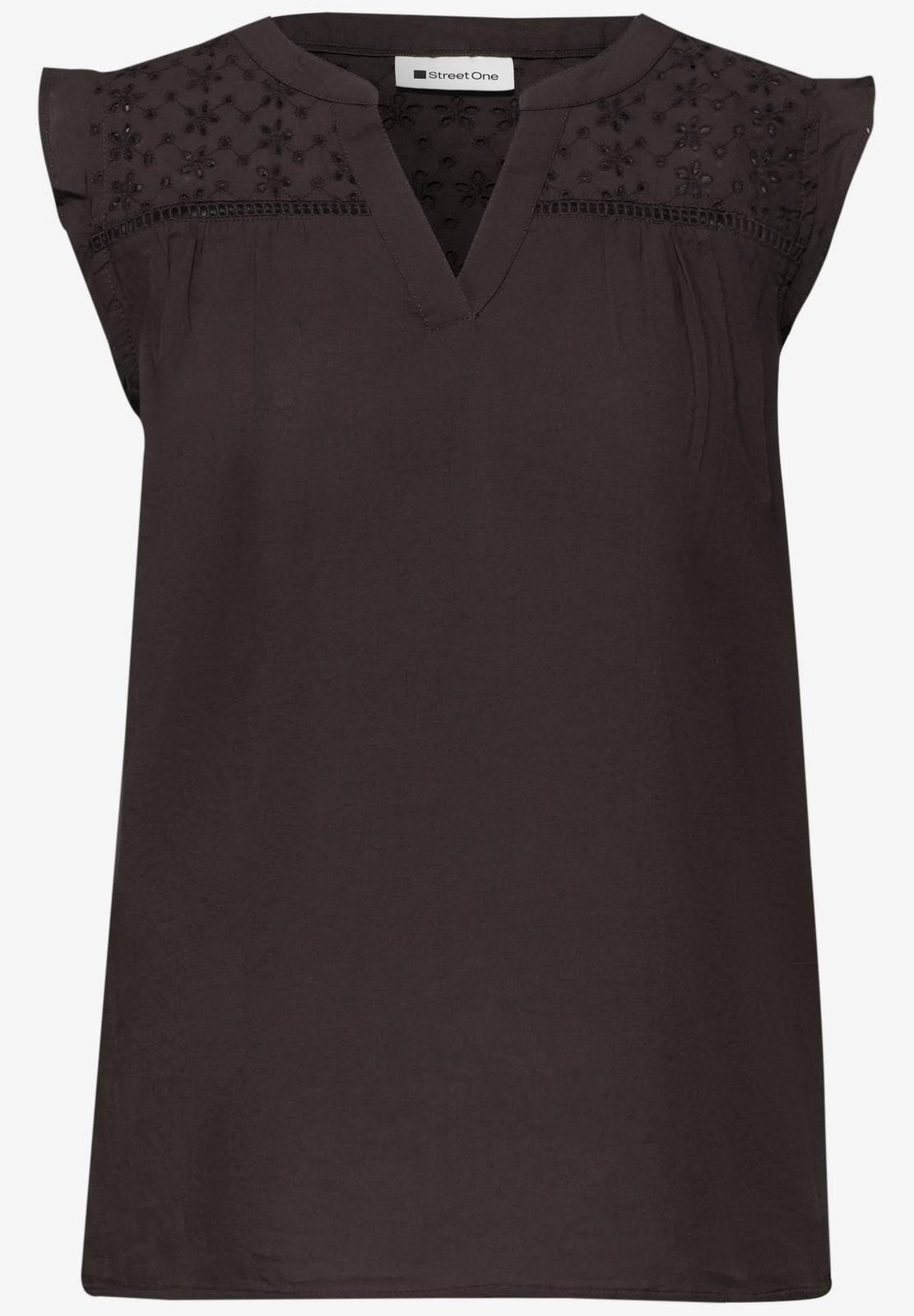 STREET ONE Chemisier Shiffley Femme marron