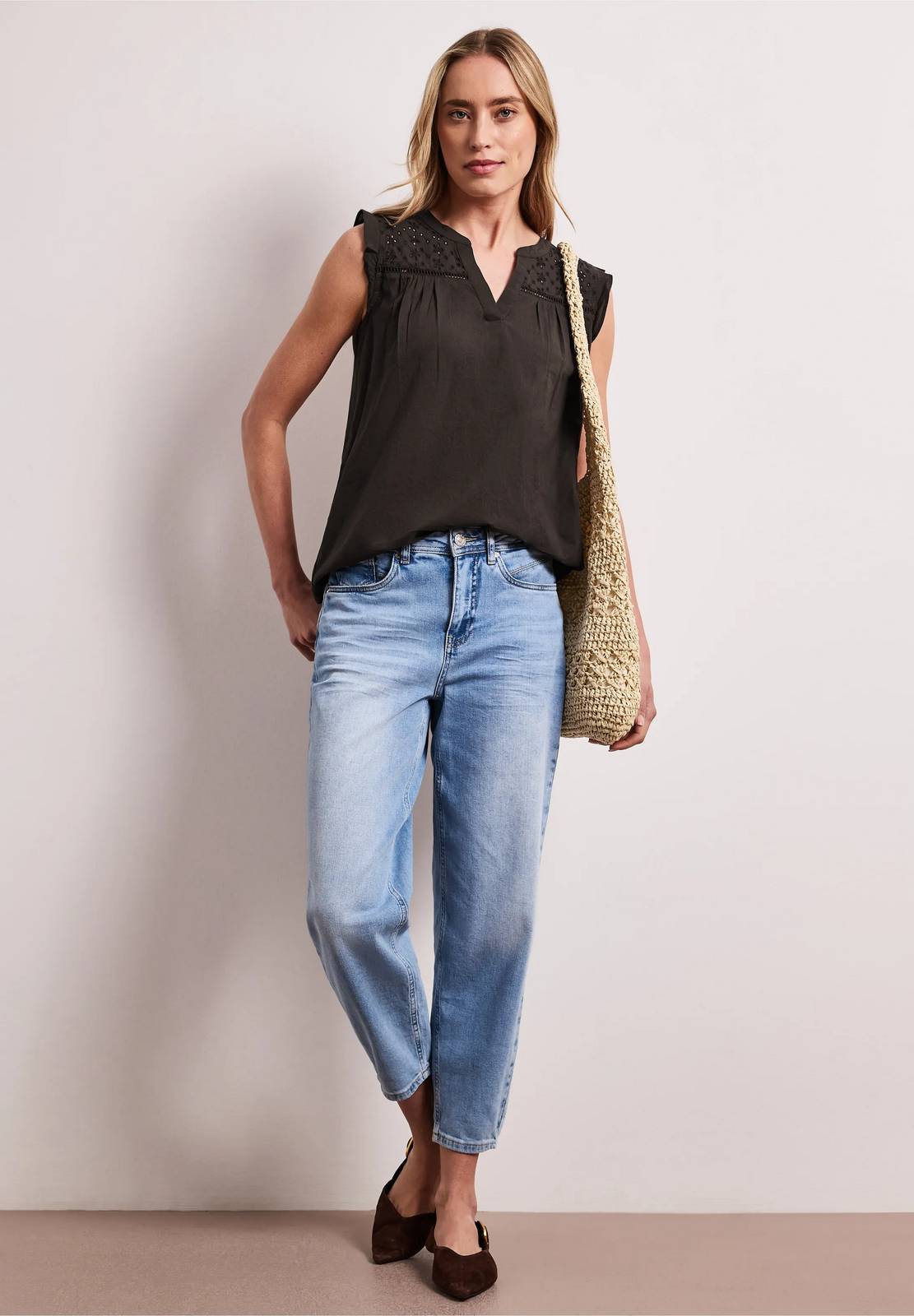 STREET ONE Shiffley Blouse Woman brown Photo 5