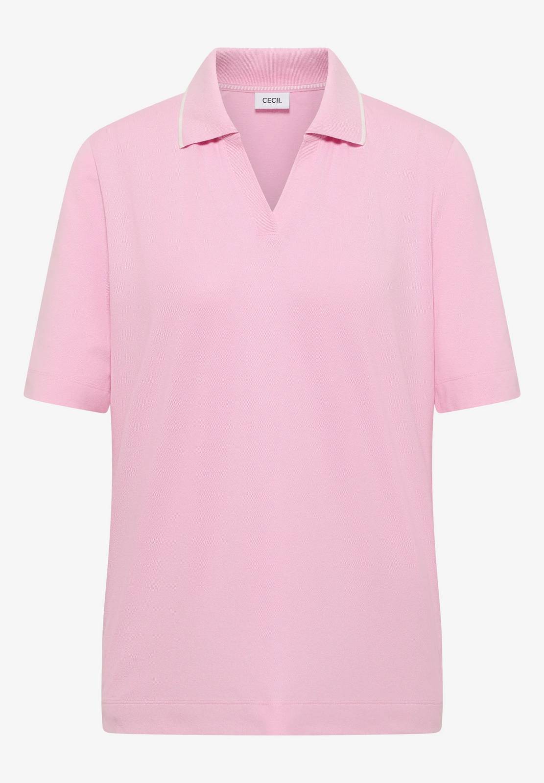 CECIL Piquet polo Femme rose