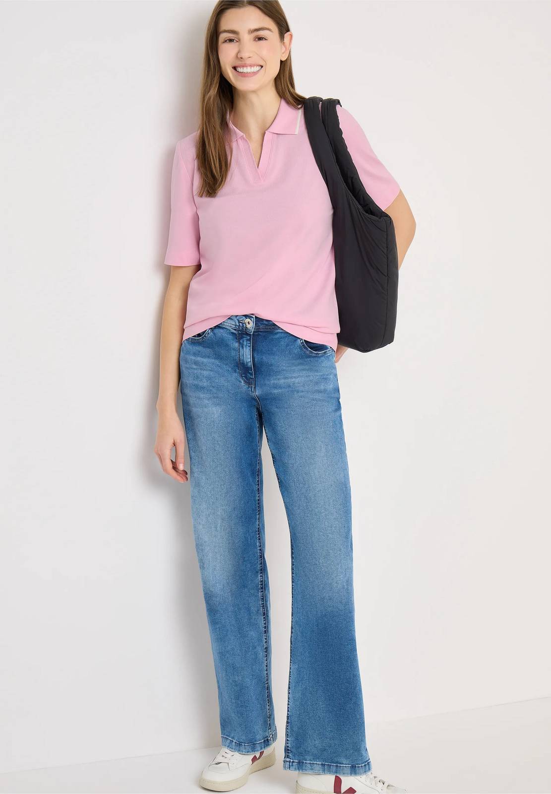 CECIL polo Piquet Donna rosa Foto 5