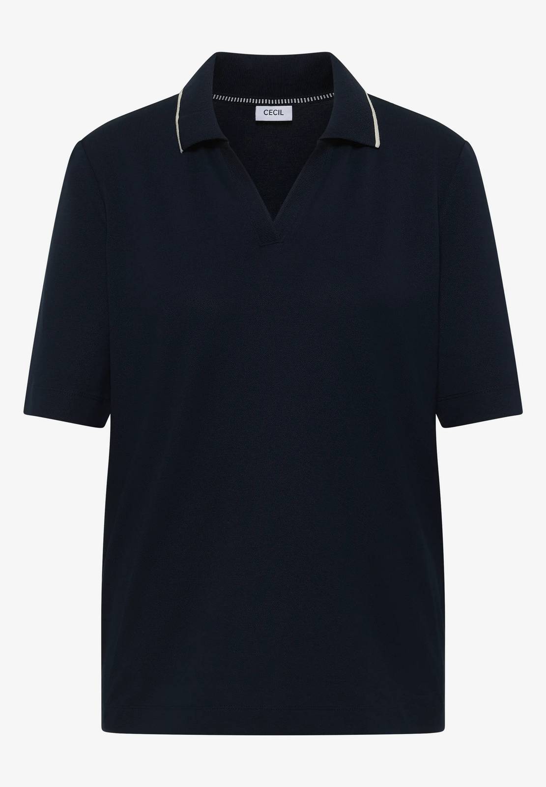 CECIL Piquet polo Femme bleu