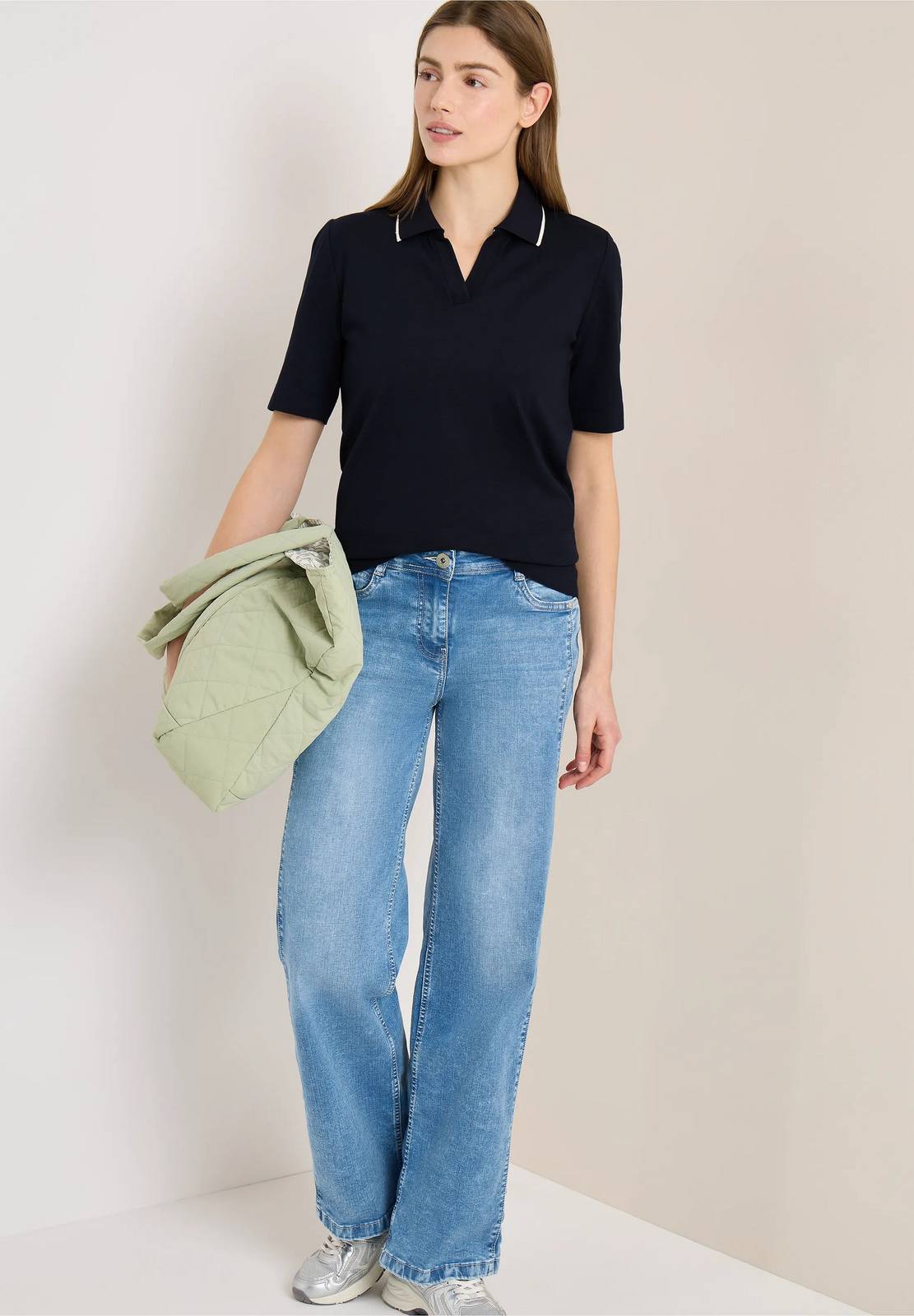 CECIL Piquet polo Femme bleu Photo 3