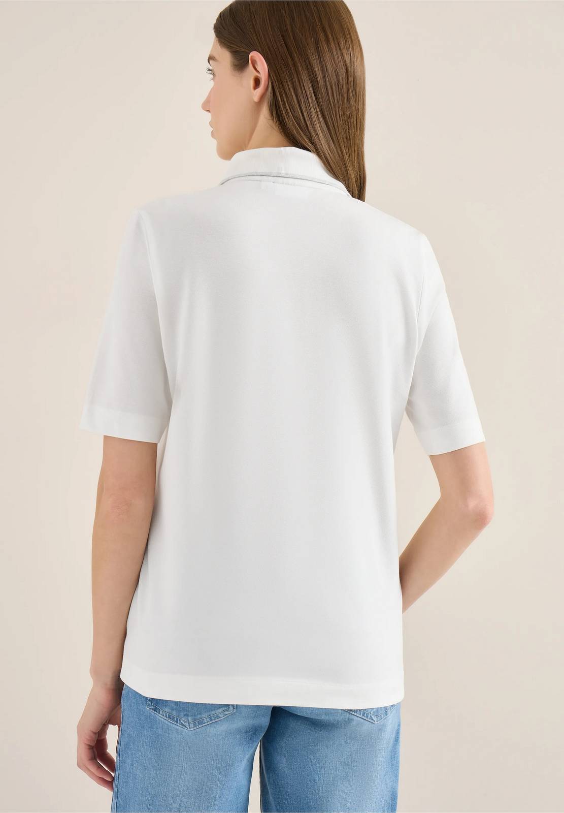 CECIL Piquet polo Femme blanc Photo 4