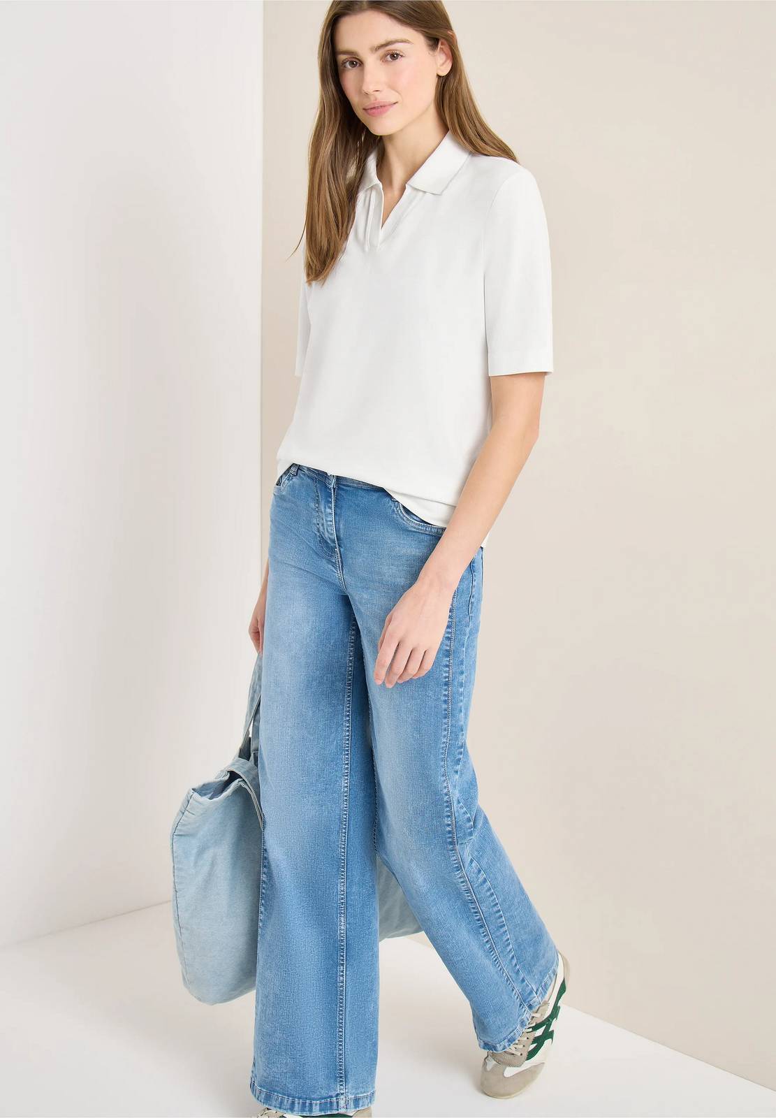 CECIL Piquet polo Femme blanc Photo 5