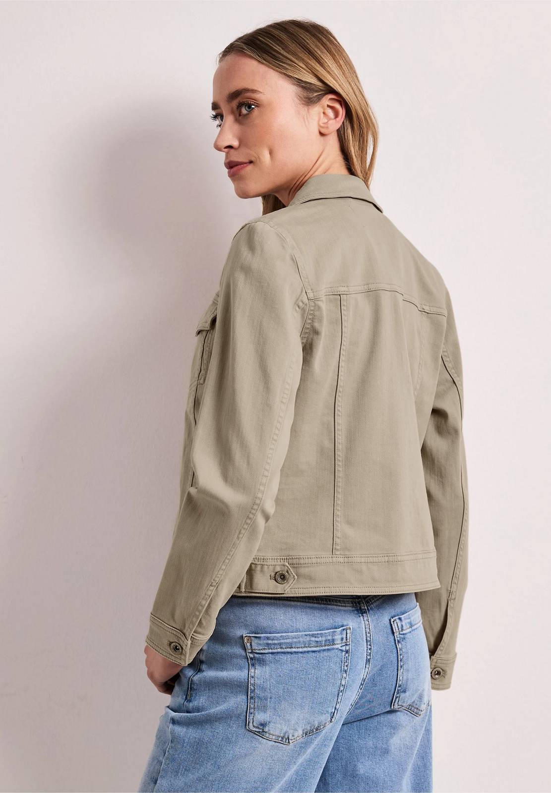 STREET ONE Veste lavée Femme beige Photo 4