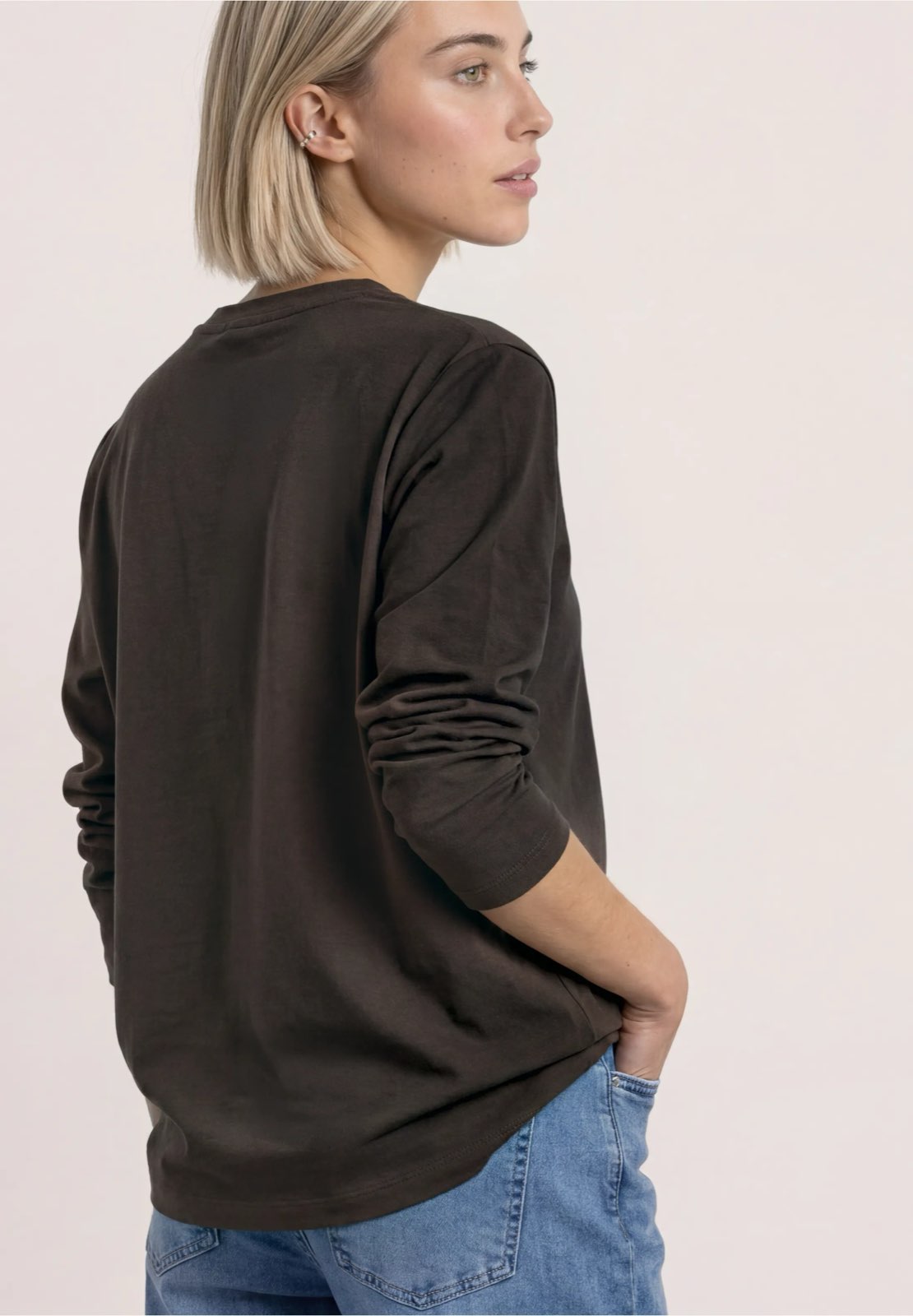 STREET ONE Cardigan court Femme marron Photo 3