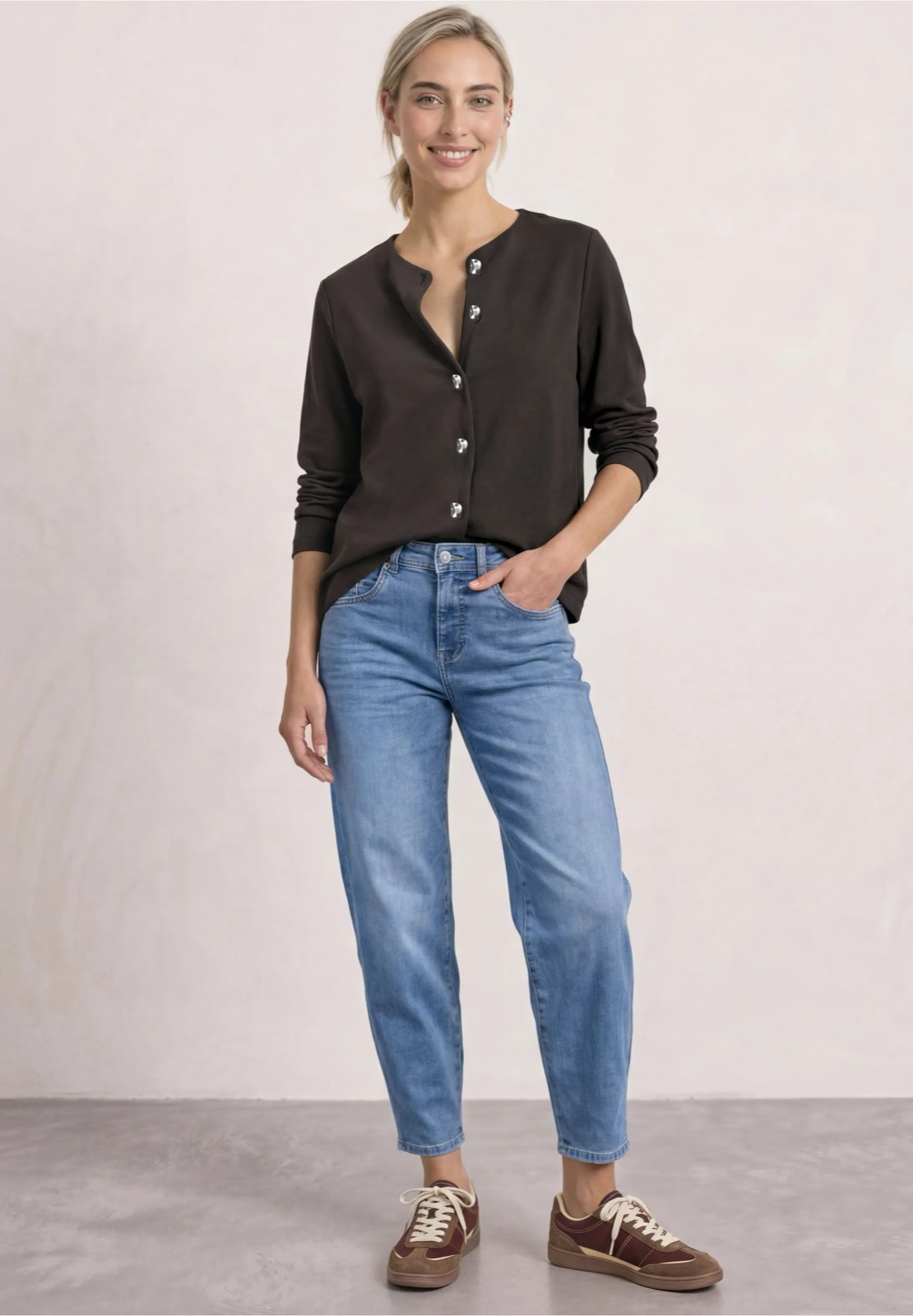 STREET ONE Cardigan court Femme marron Photo 6