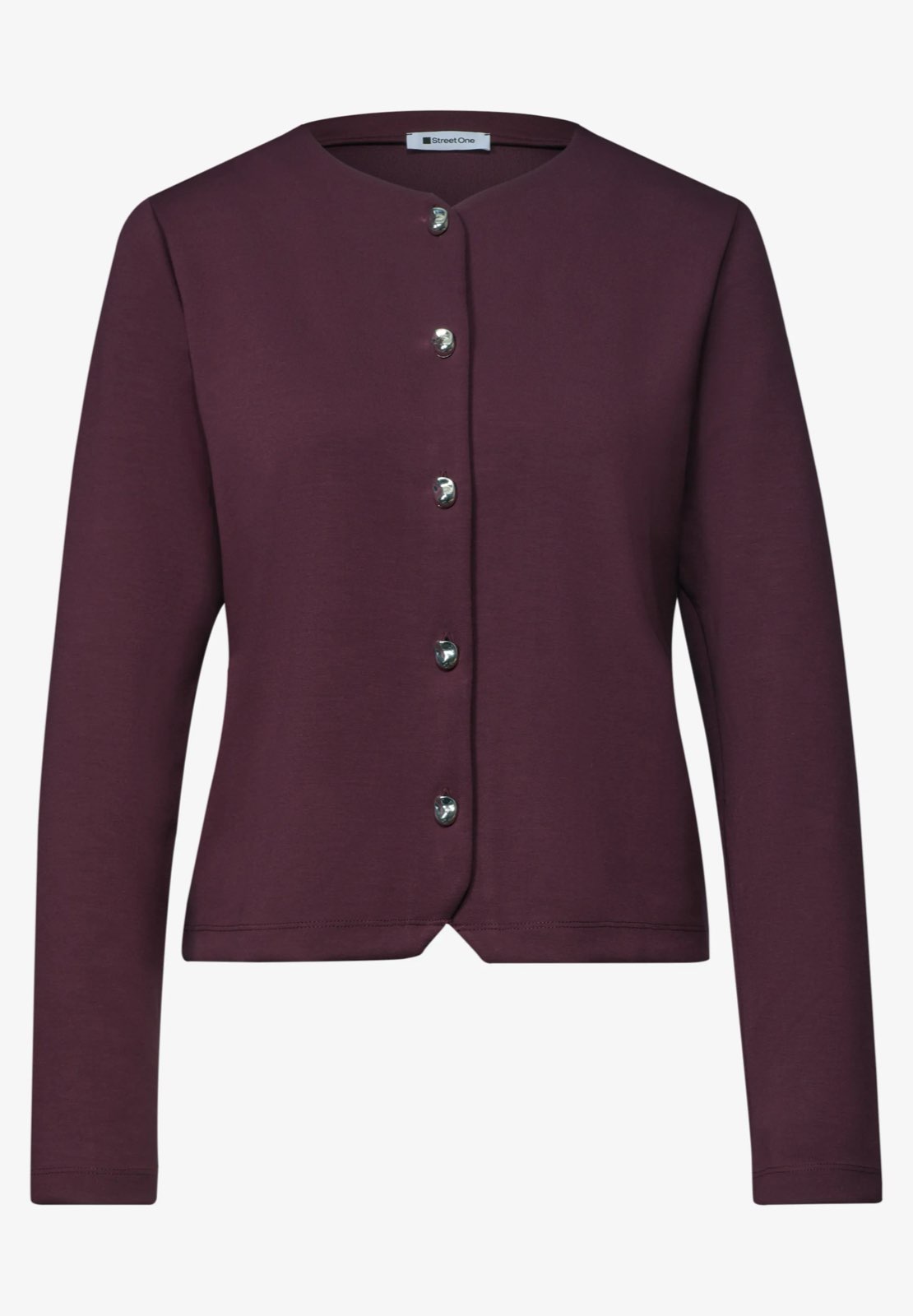 STREET ONE Cardigan court Femme bordeaux