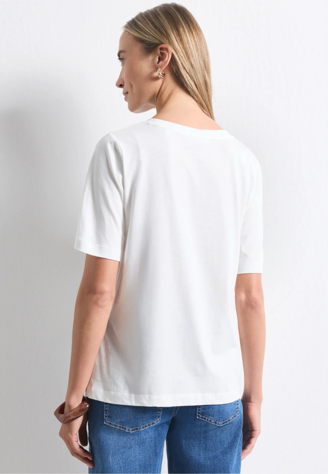 STREET ONE T-Shirt mit Fotodruck Damen weiß Foto 3