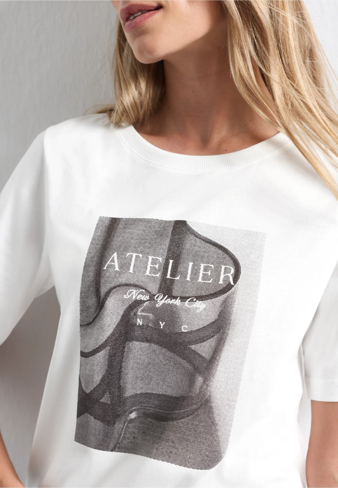 STREET ONE T-Shirt mit Fotodruck Damen weiß Foto 4
