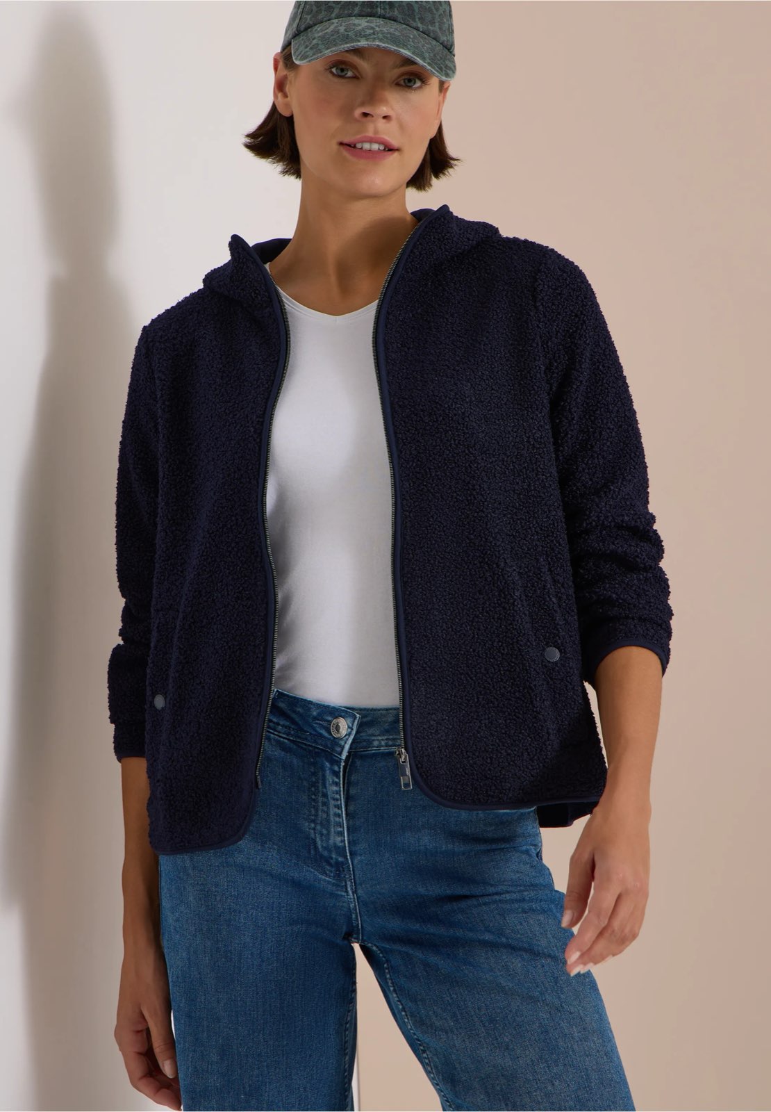 CECIL Veste Teddy Femme bleu Photo 2