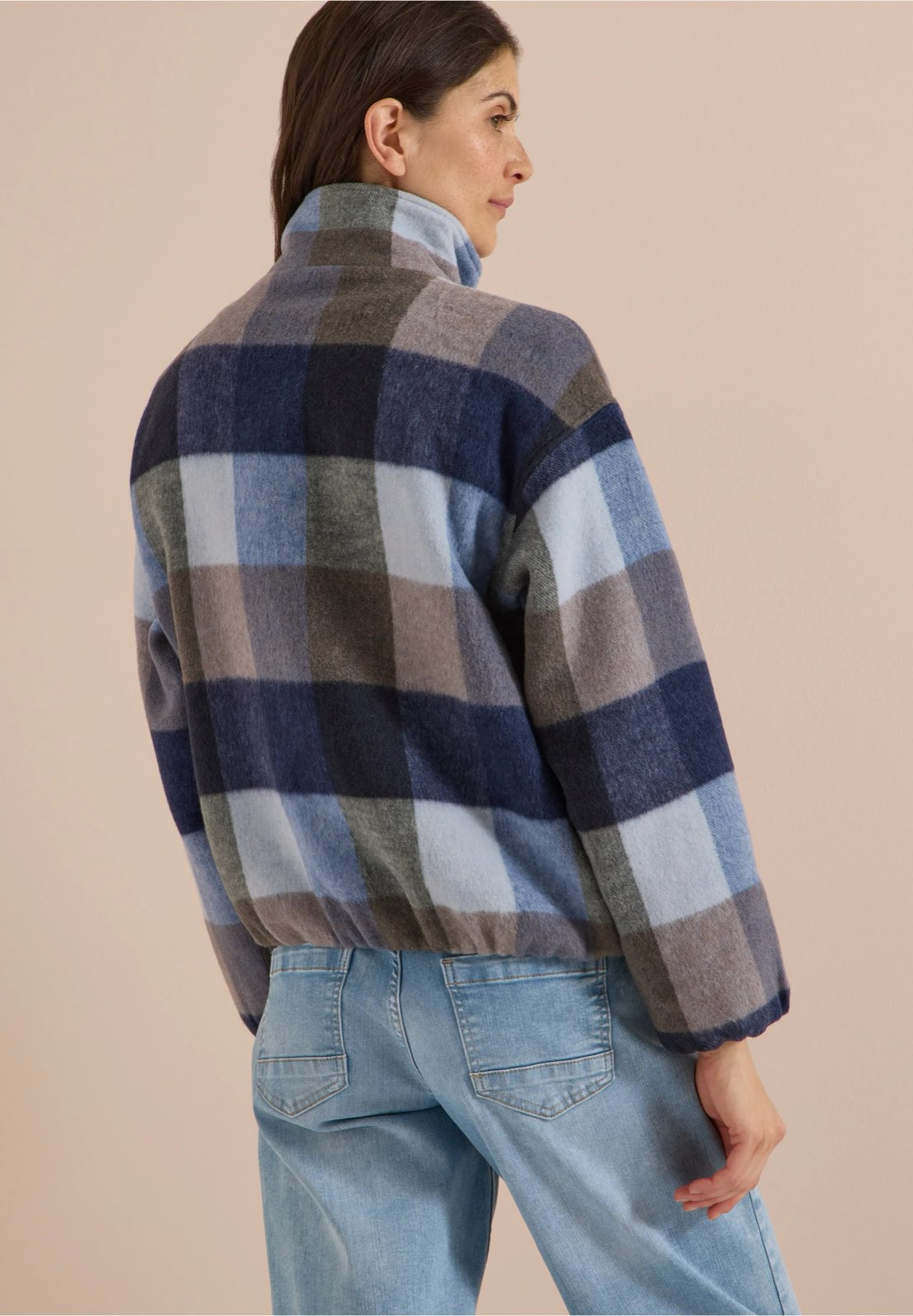 CECIL Blouson Check Homme bleu Photo 3