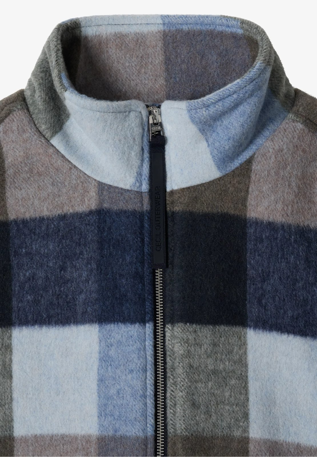 CECIL Blouson Check Homme bleu Photo 5