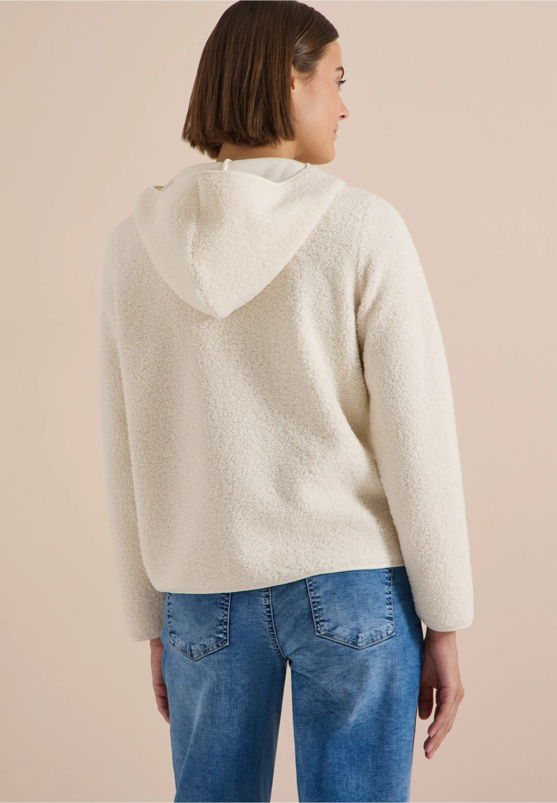 CECIL Veste Solid Teddy Femme blanc Photo 3