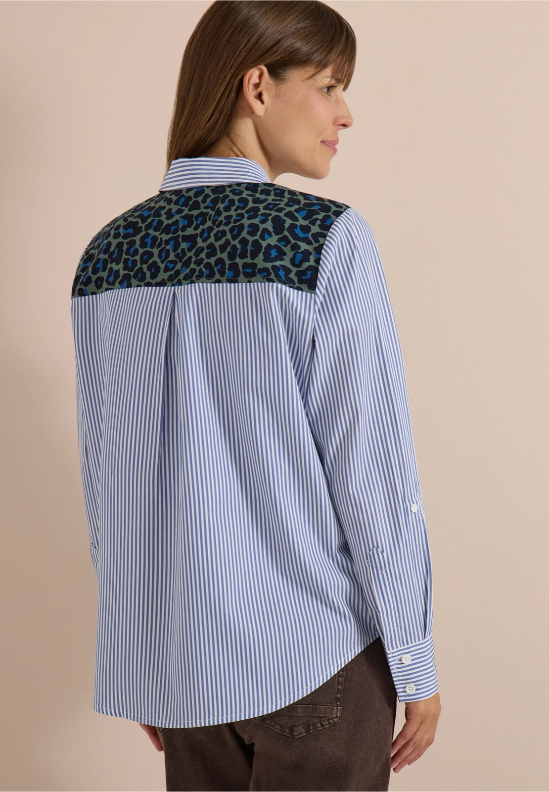 CECIL Blouse à imprimé rayé Femme bleu Photo 3