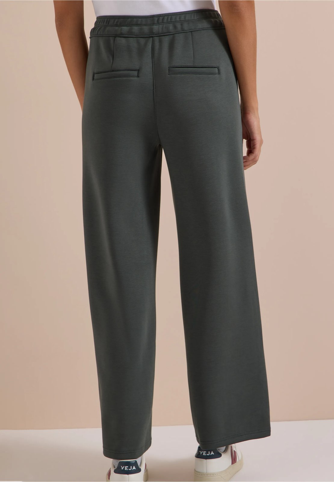 CECIL Neele pantalon en soie Femme vert Photo 3