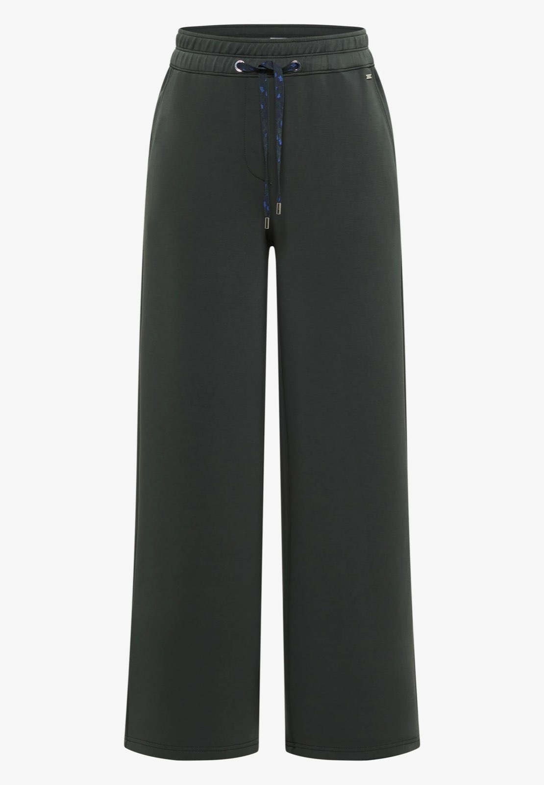 CECIL Neele pantalon en soie Femme vert