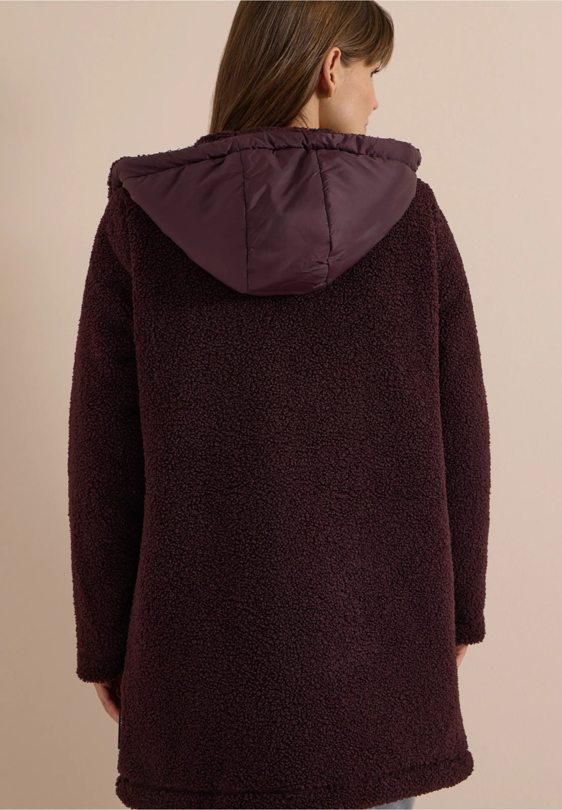 CECIL Manteau Teddy Matmix Femme rouge Photo 3