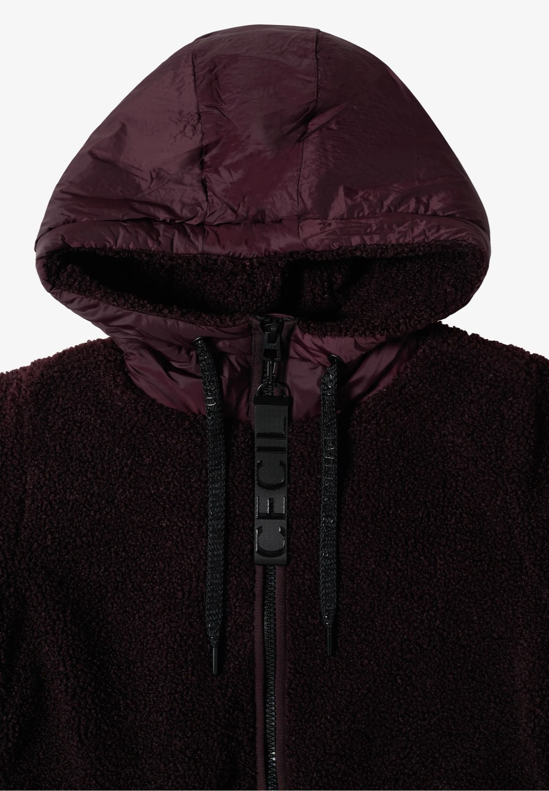 CECIL Manteau Teddy Matmix Femme rouge Photo 5