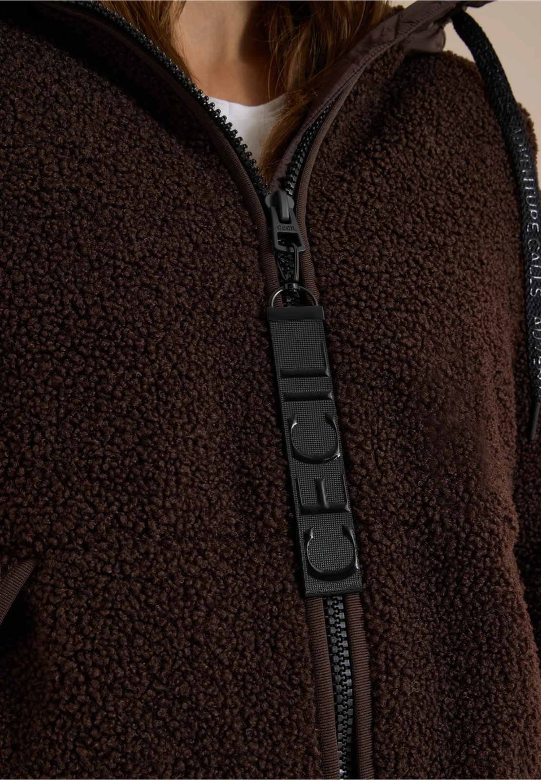 CECIL Manteau Teddy Matmix Femme marron Photo 6