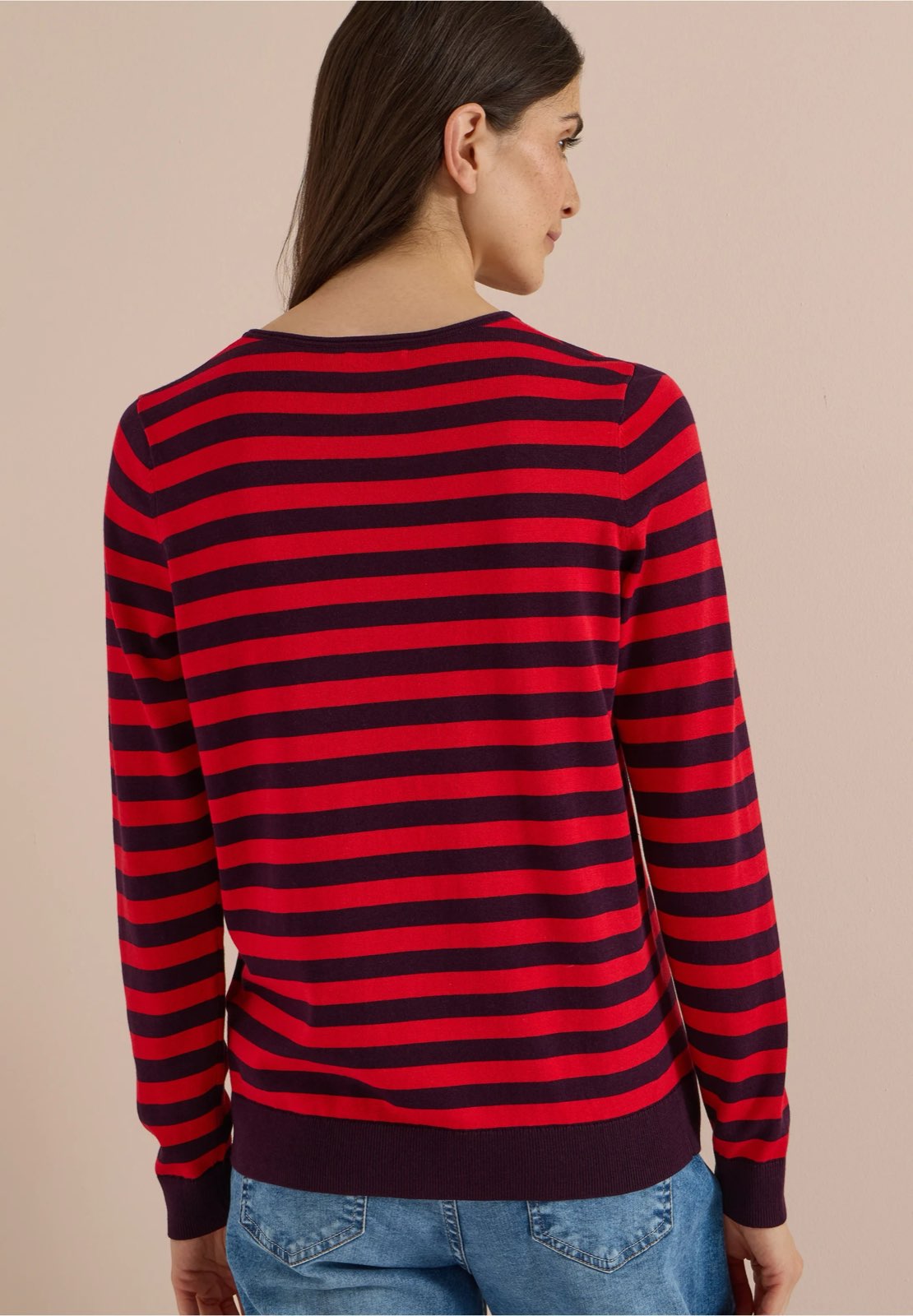 CECIL Col rond Femme rouge Photo 3