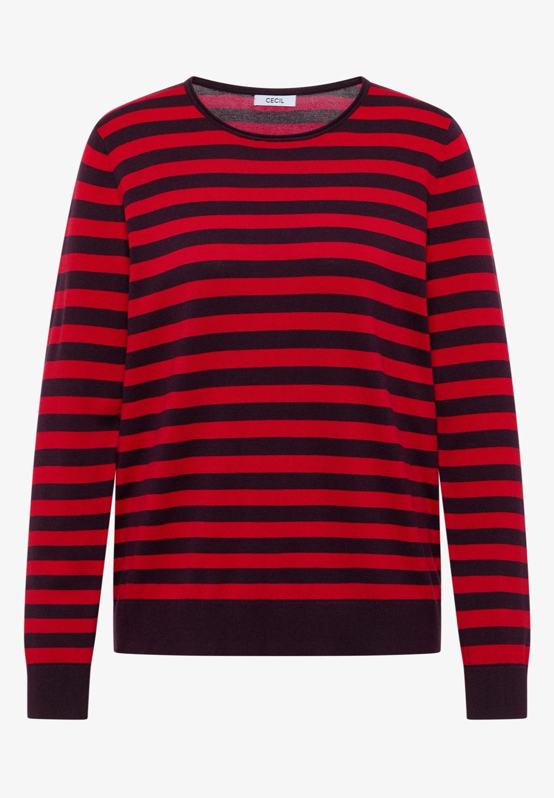 CECIL Col rond Femme rouge