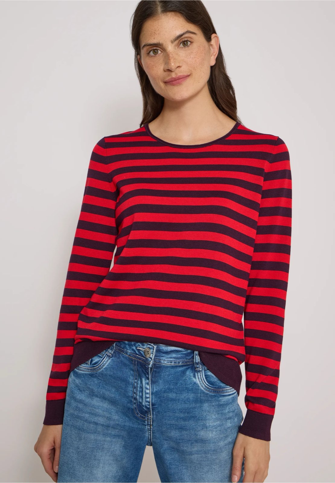 CECIL Col rond Femme rouge Photo 7
