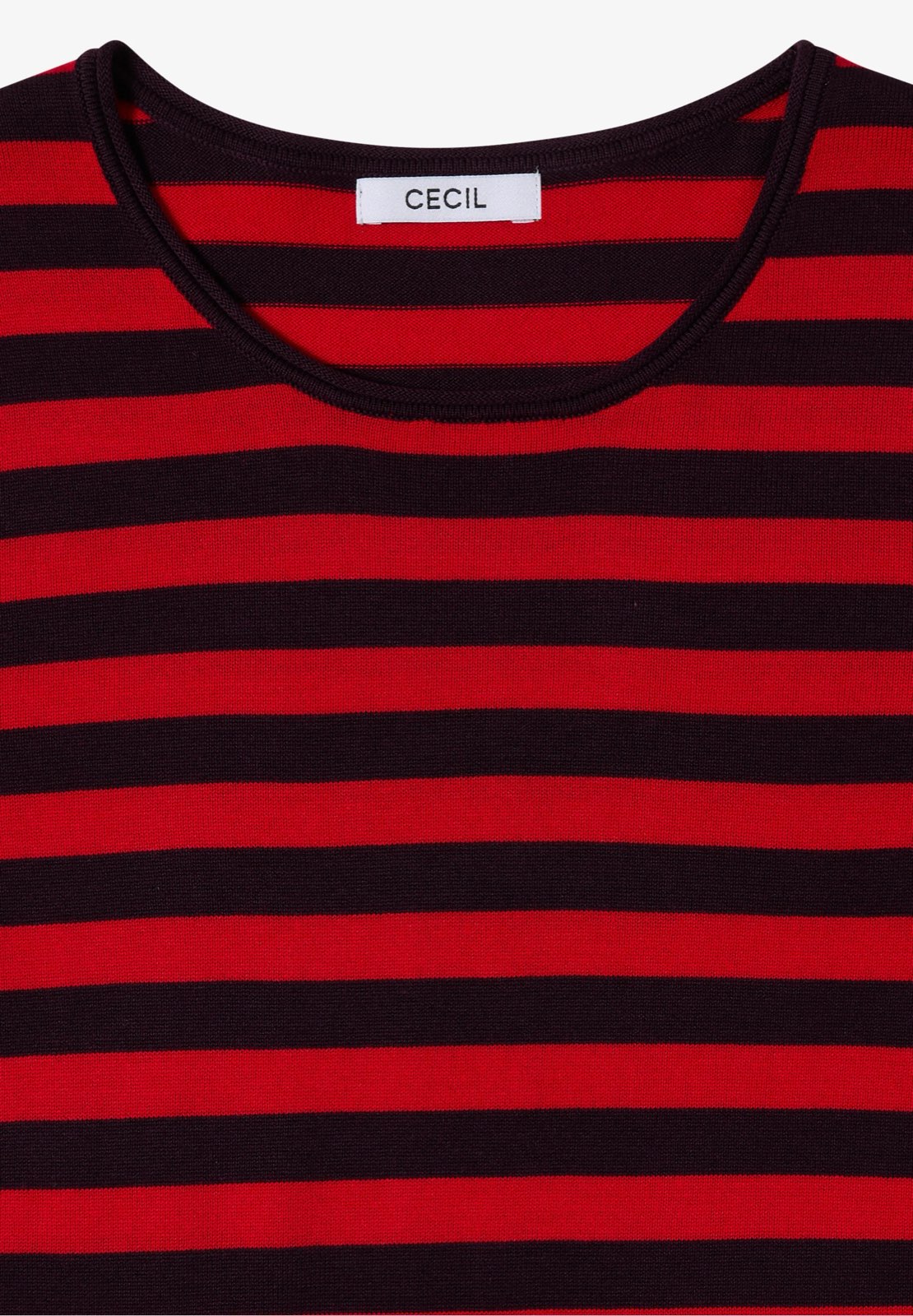 CECIL Col rond Femme rouge Photo 5