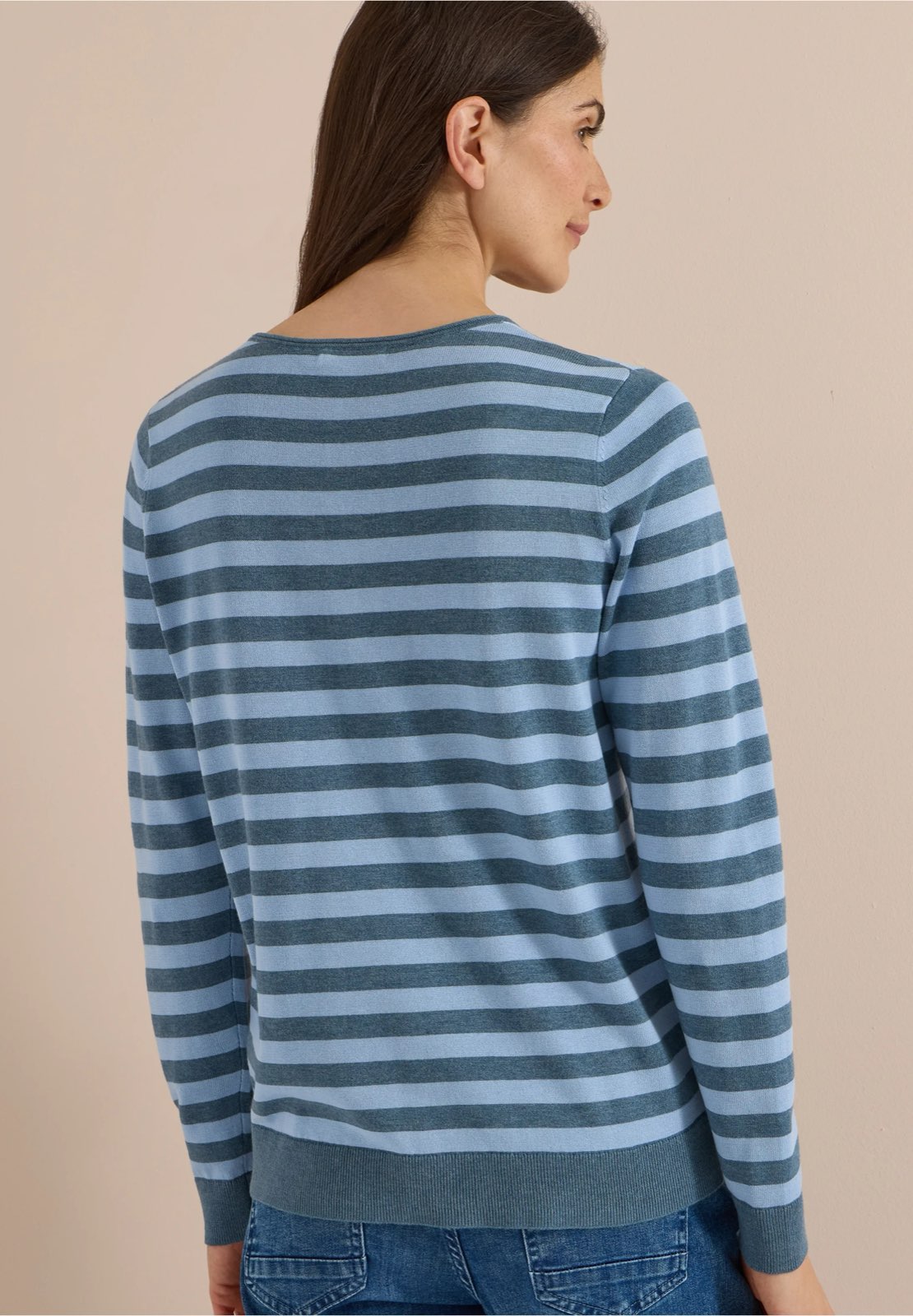 CECIL Col rond Femme bleu Photo 3