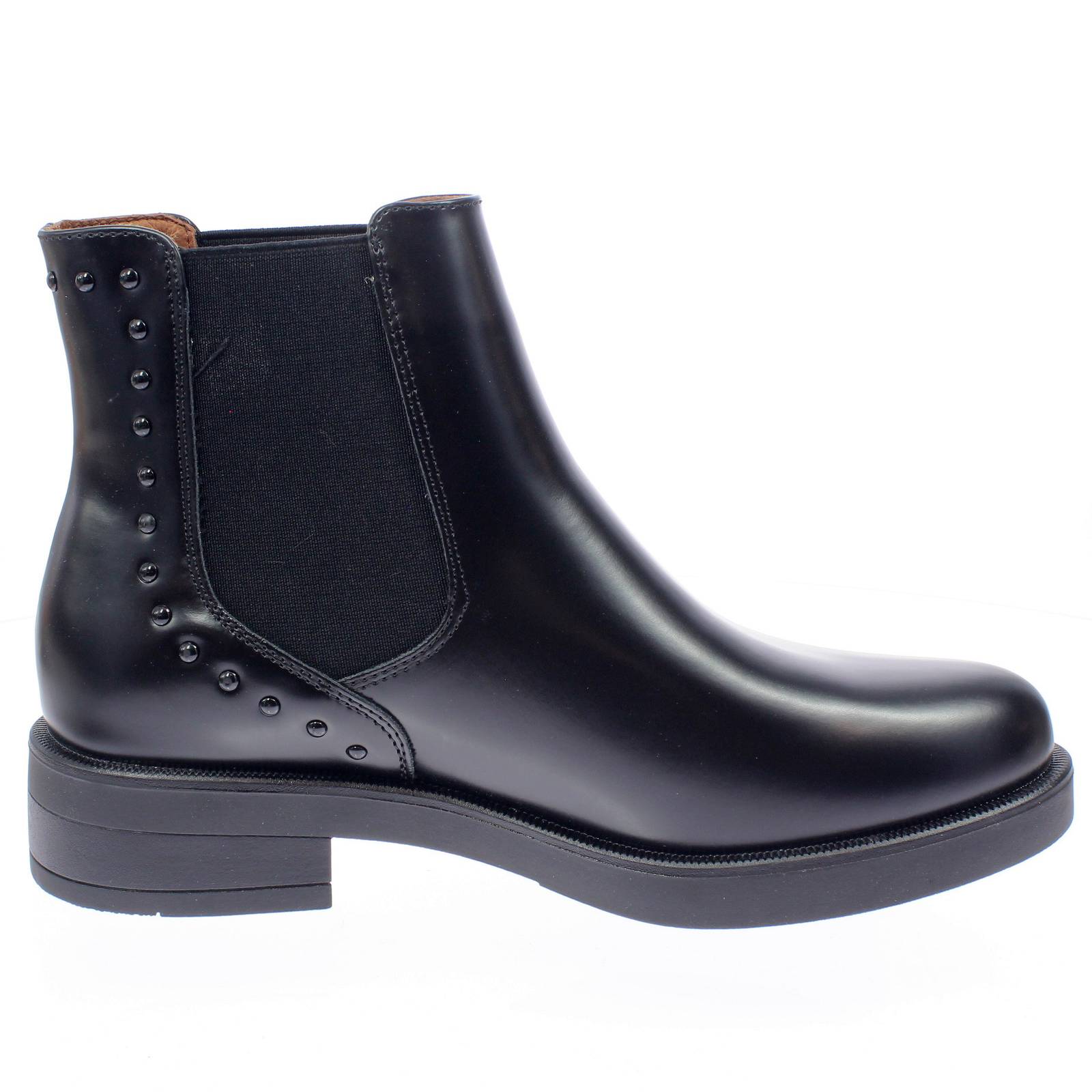 CAFE' NOIR Beatles - Chelsea Boots in similpelle spazzolata Donna nero Foto 2