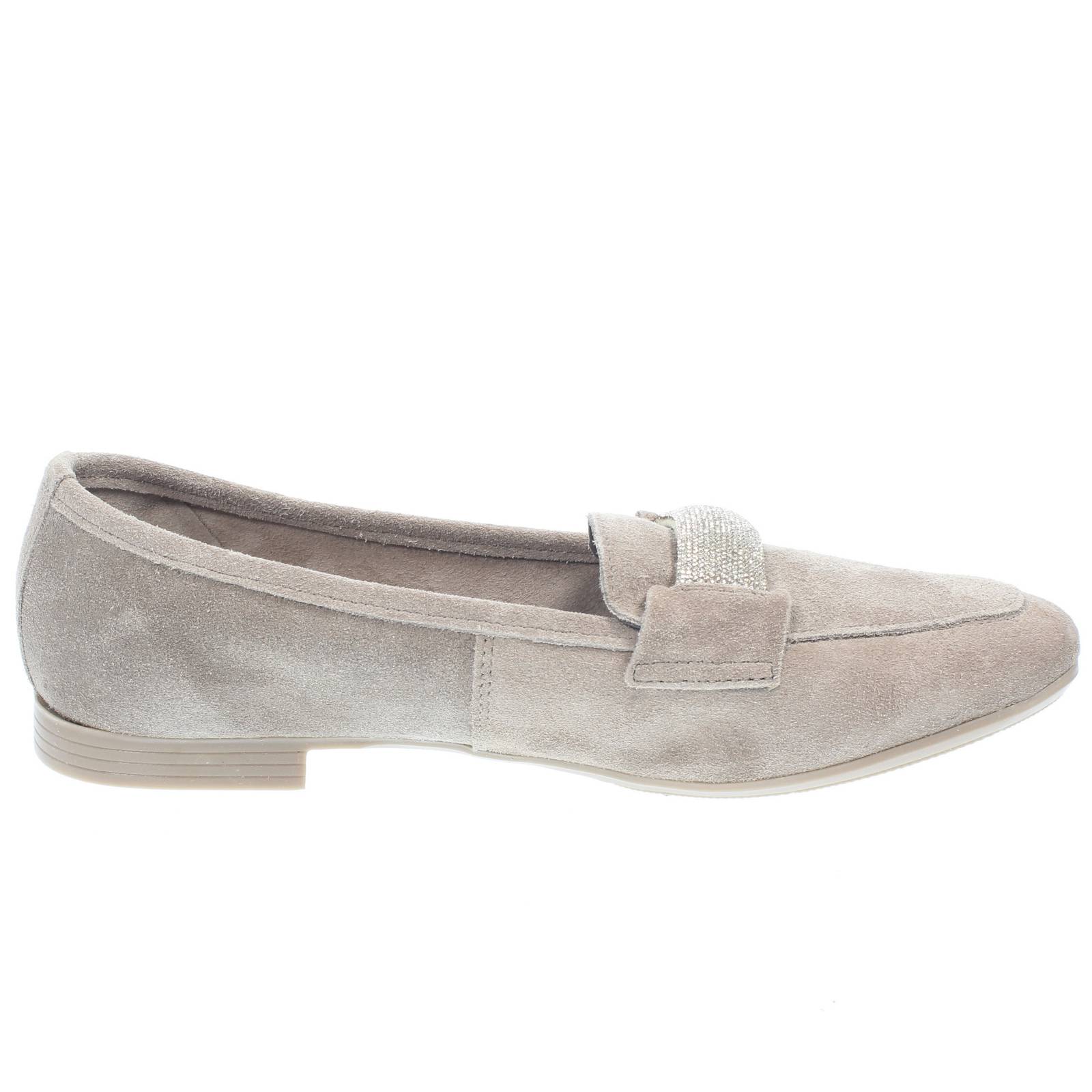 CAFE' NOIR Mocassini bassi eleganti in Pelle Donna beige Foto 2