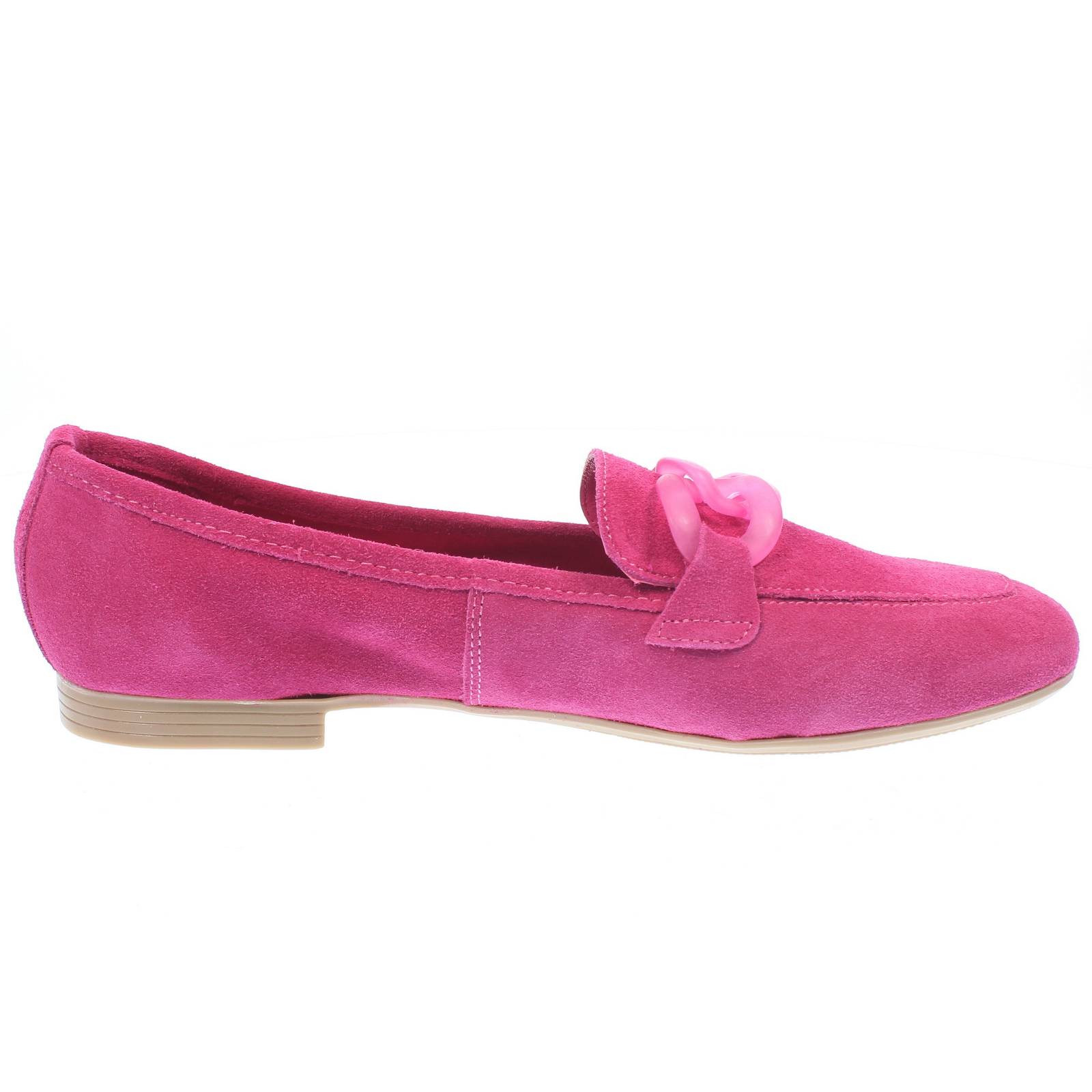 CAFE' NOIR Mocassini bassi eleganti in Pelle Donna fuxia Foto 2