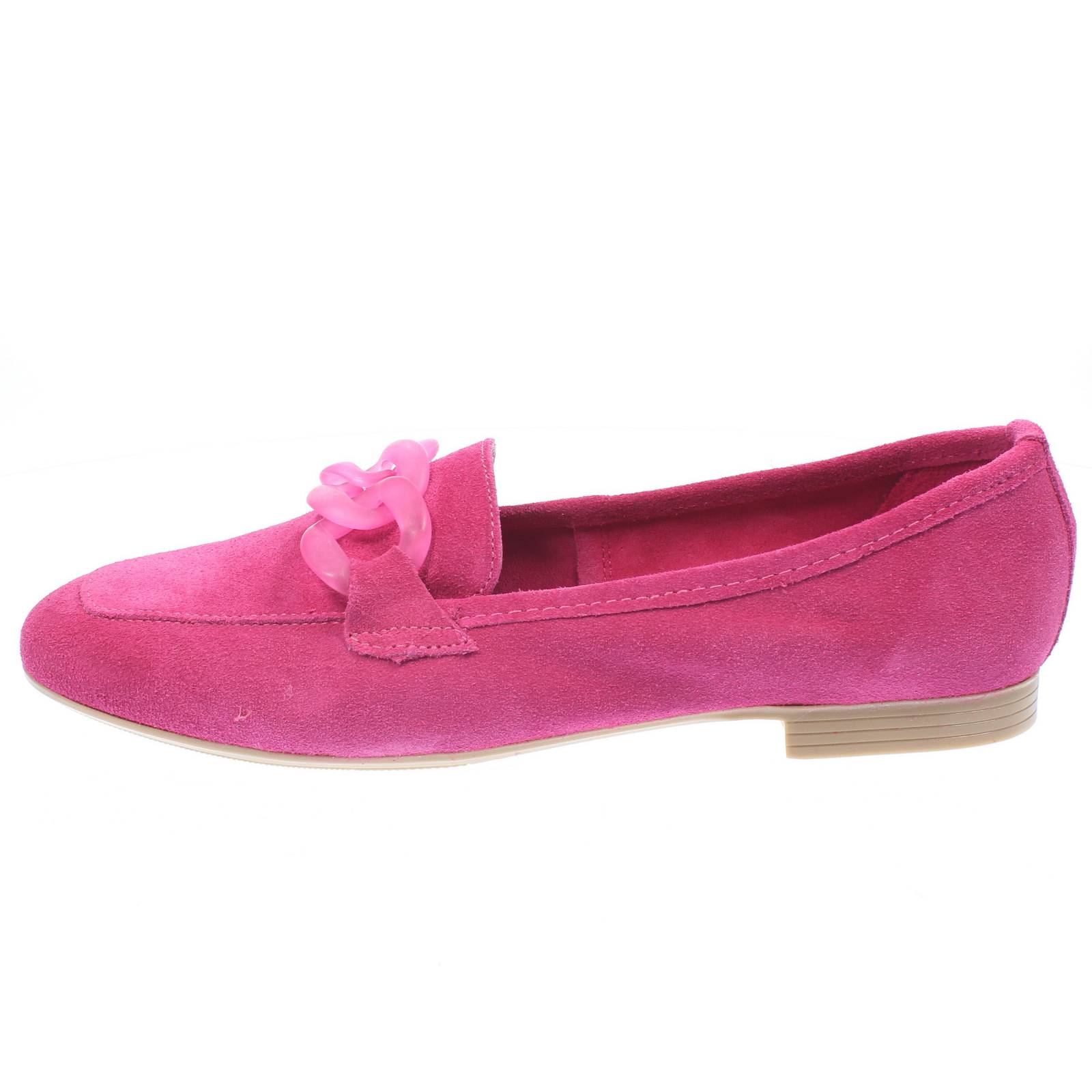 CAFE' NOIR Mocassini bassi eleganti in Pelle Donna fuxia Foto 3
