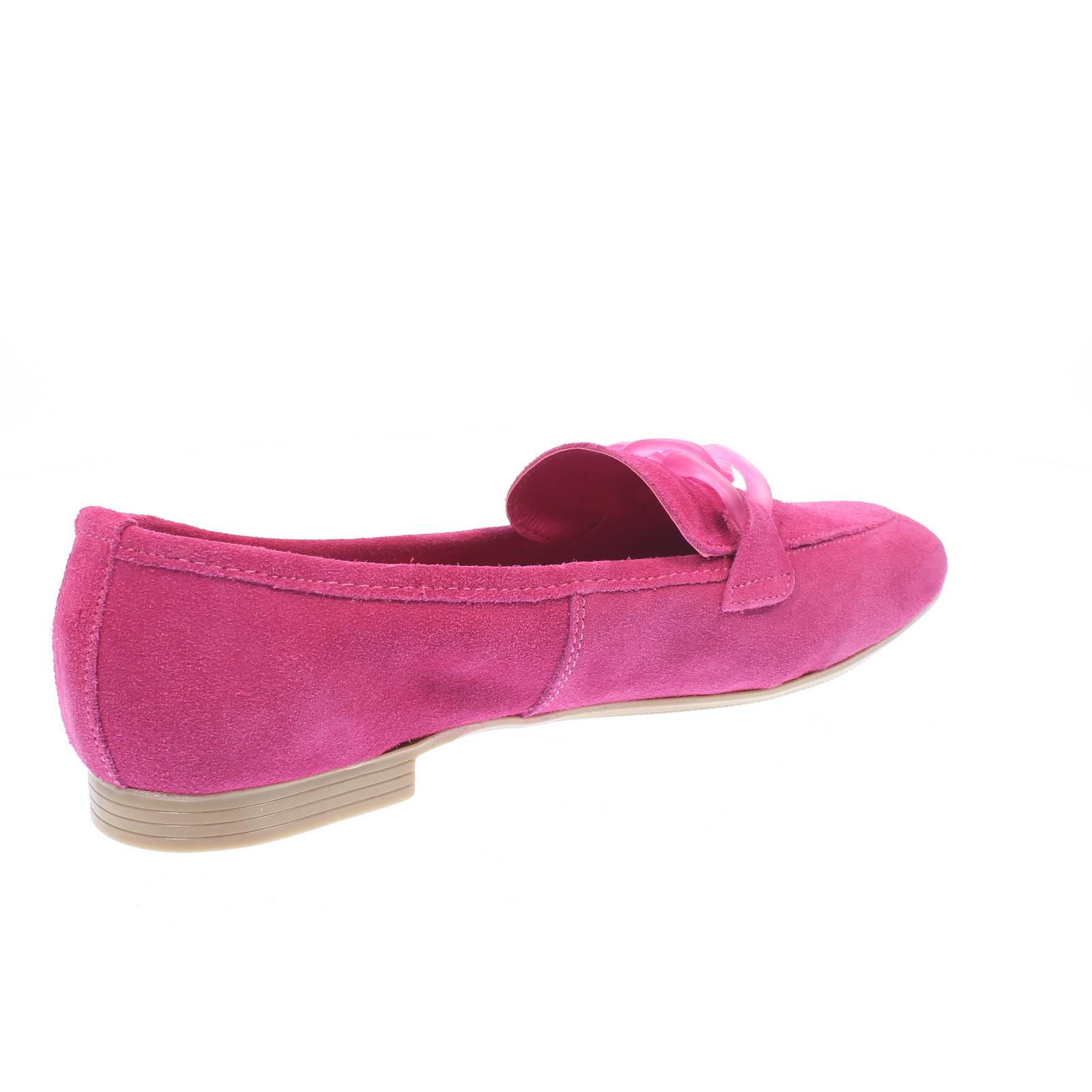 CAFE' NOIR Mocassini bassi eleganti in Pelle Donna fuxia Foto 4
