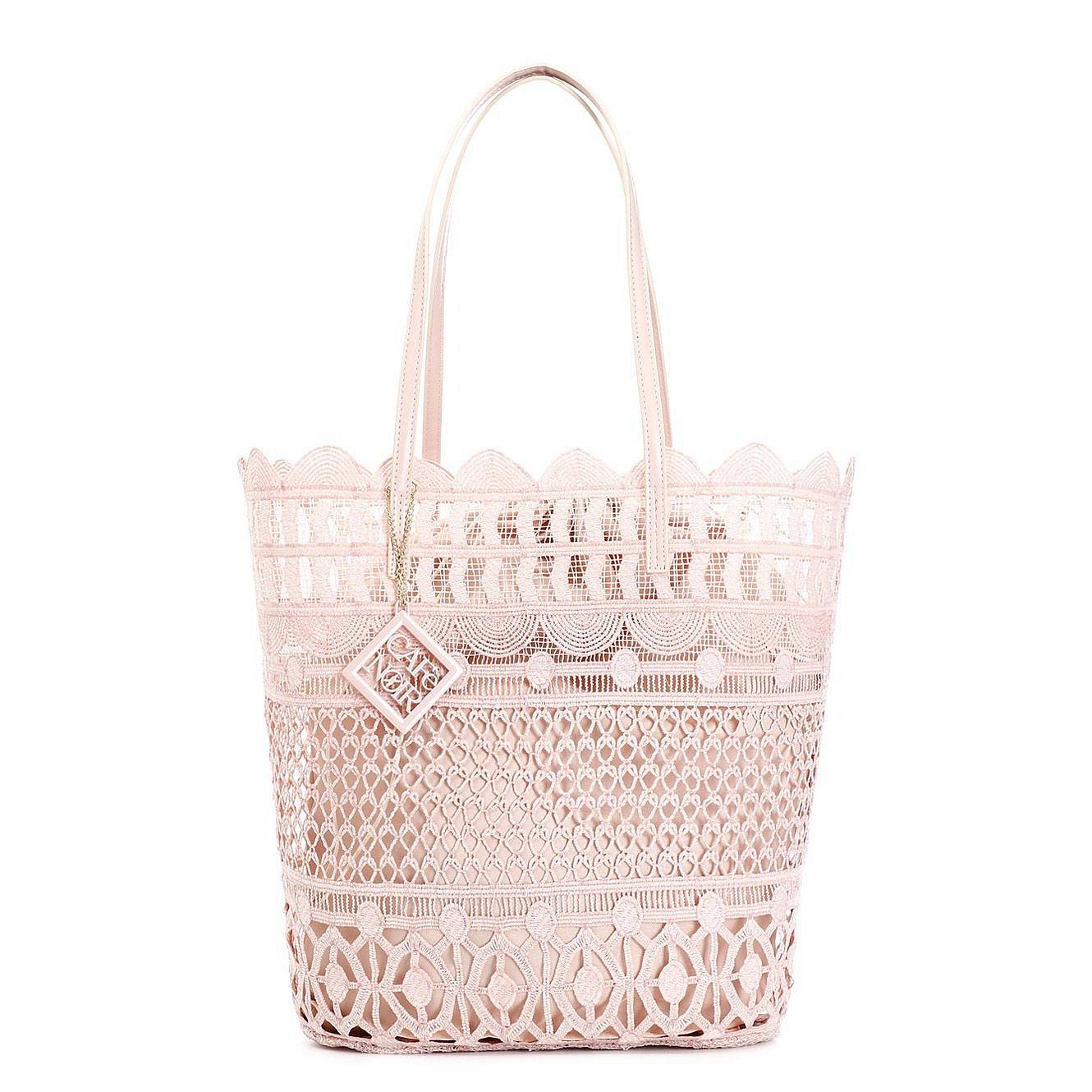 CAFE' NOIR shopping in pizzo con charm Donna rosa
