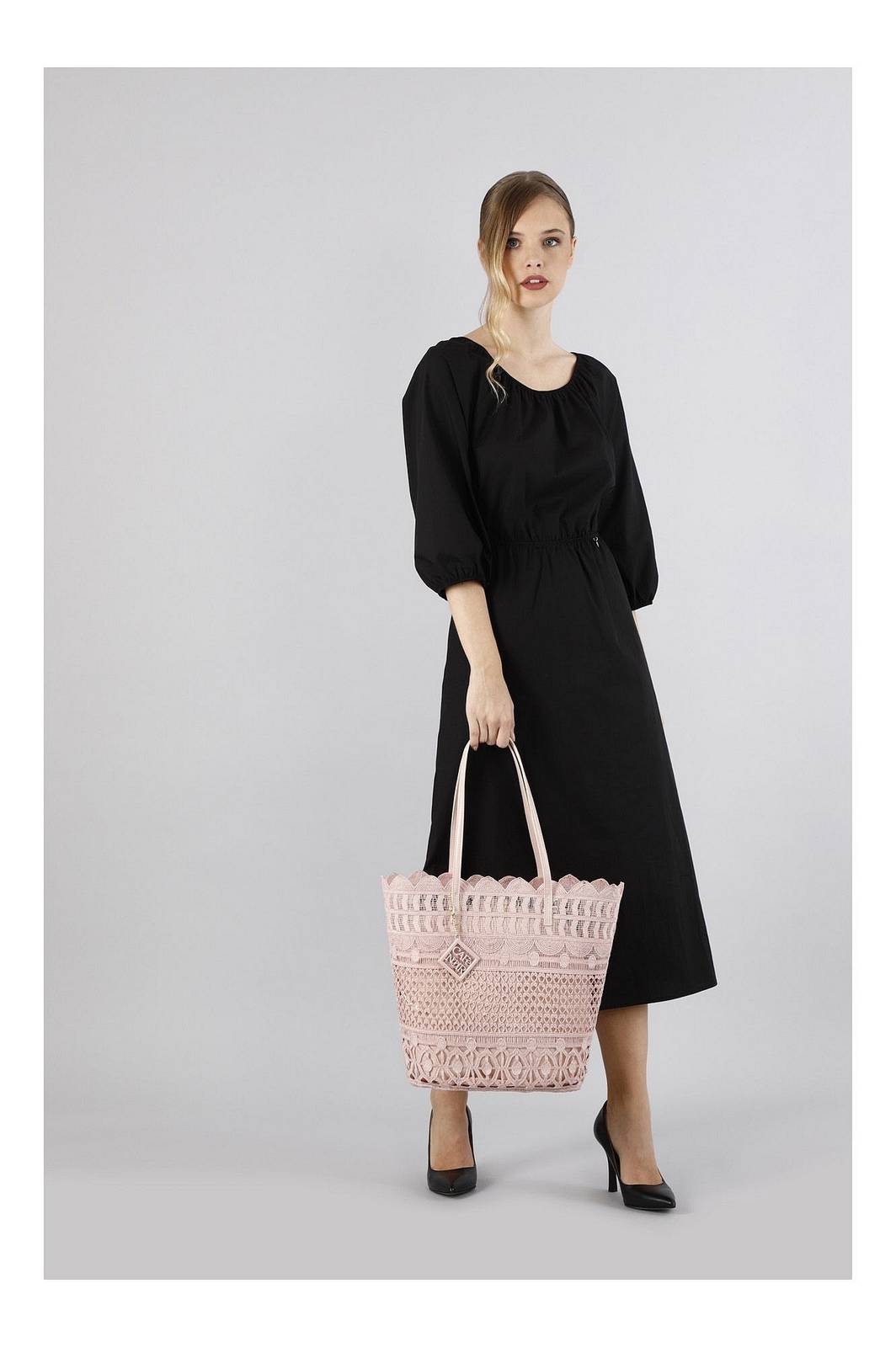 CAFE' NOIR shopping in pizzo con charm Donna rosa Foto 3